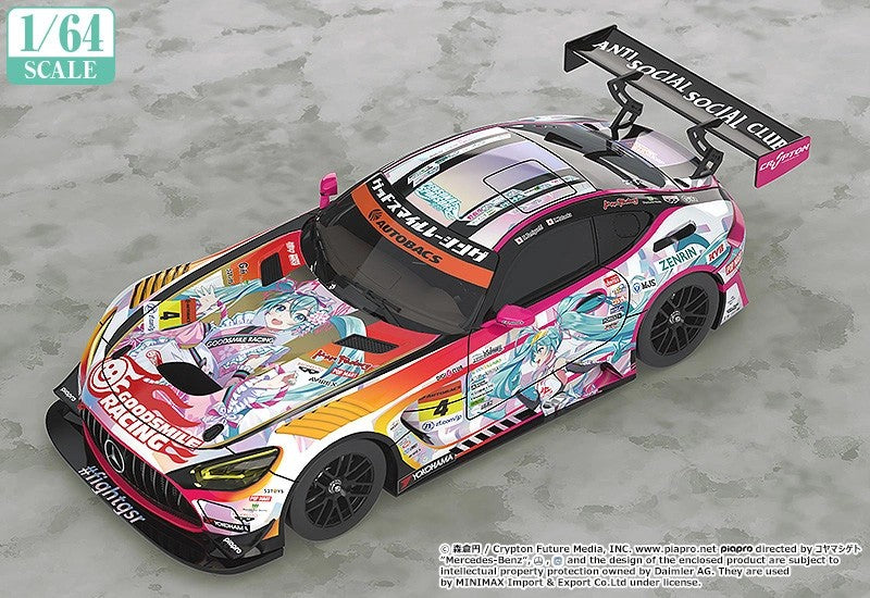 Hatune Miku GT Project AMG 2021 SUPER GT Round 3 Ver 1/64 Scale 15+ Good Smile