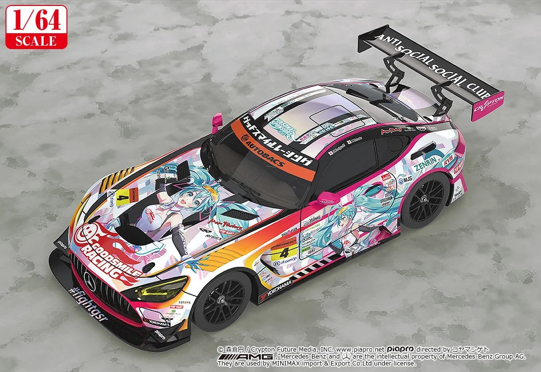 Hatune Miku GT Project AMG 2021 SUPER GT Round 5 Ver 1/64 Scale 15+ Good Smile