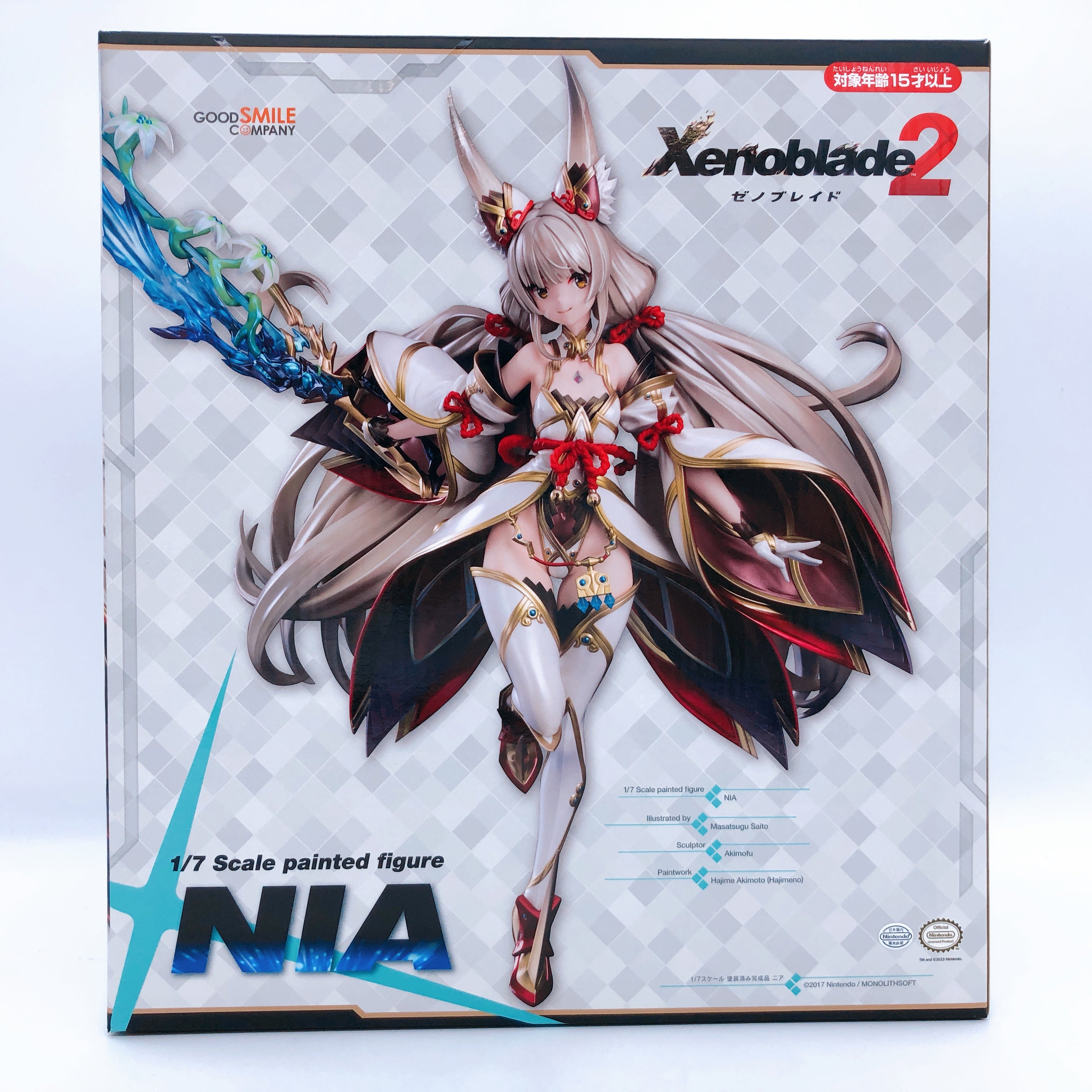 Xenoblade 2 Nia 1/7 Scale Figure 15+ Good Smile Company Japan AUTHENTIC Sealed