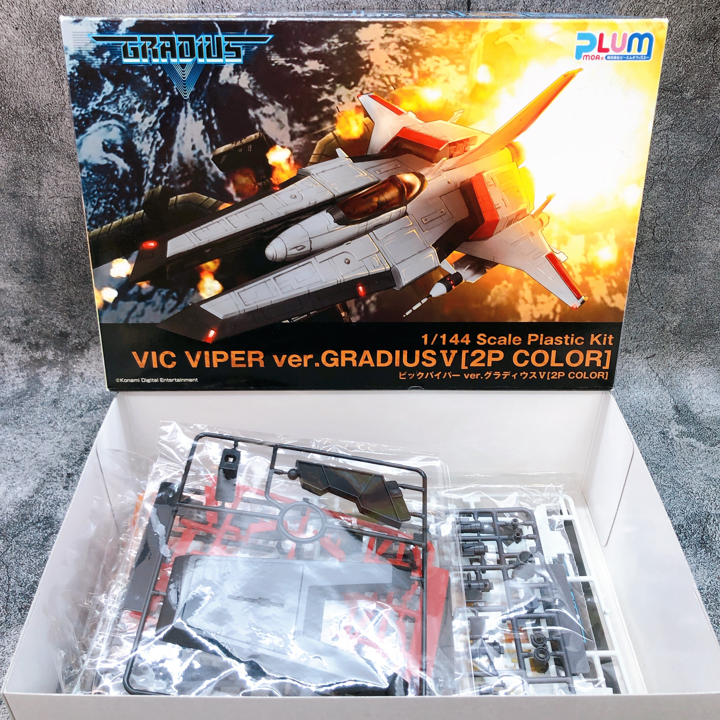 PLUM 1/144 Vic Viper ver. GRADIUS V 2P COLOR Model Kit Konami Japan NEW FASTSHIP