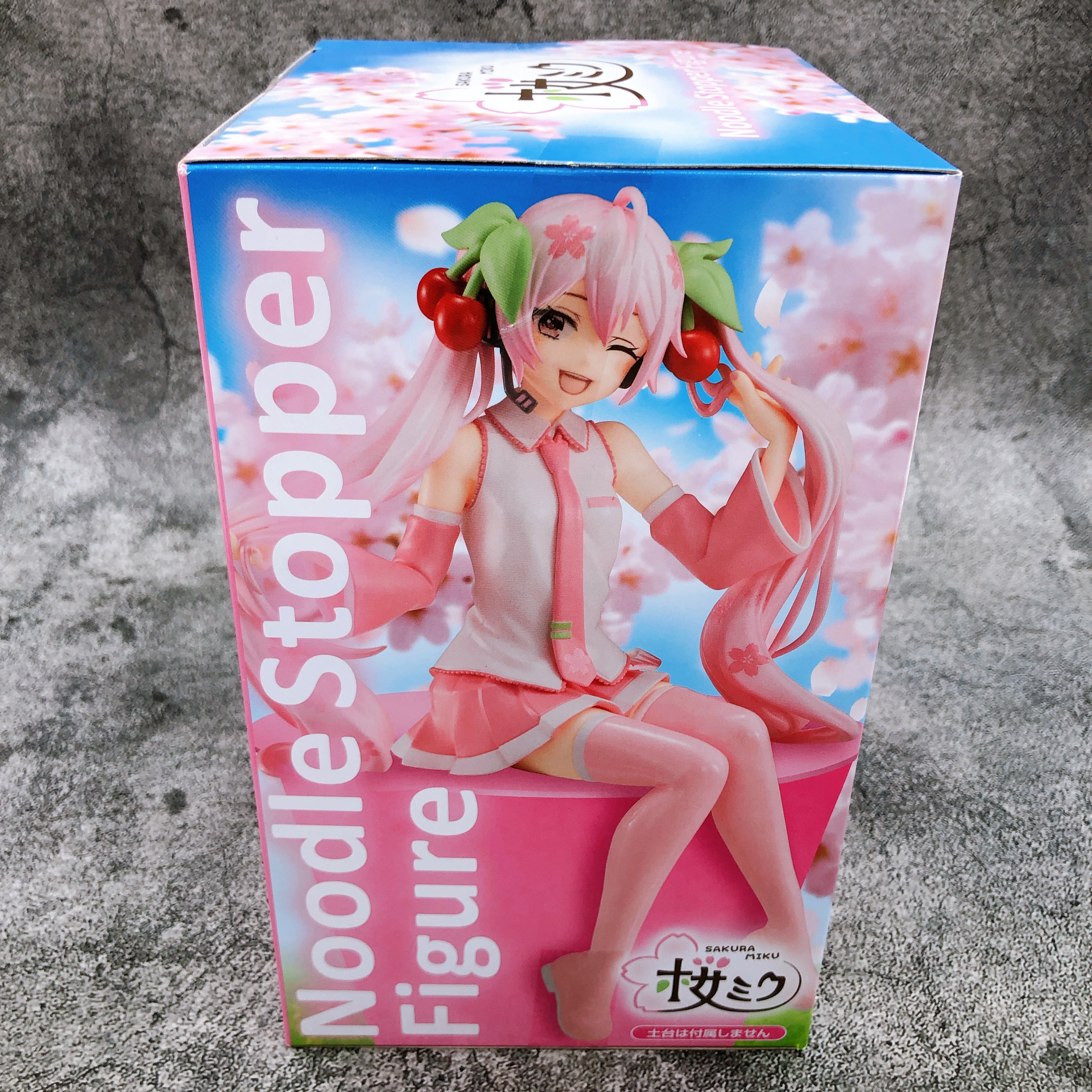 Hatsune Miku Sakura Miku Wink ver. Noodle Stopper Figure FuRyu Japan Sealed
