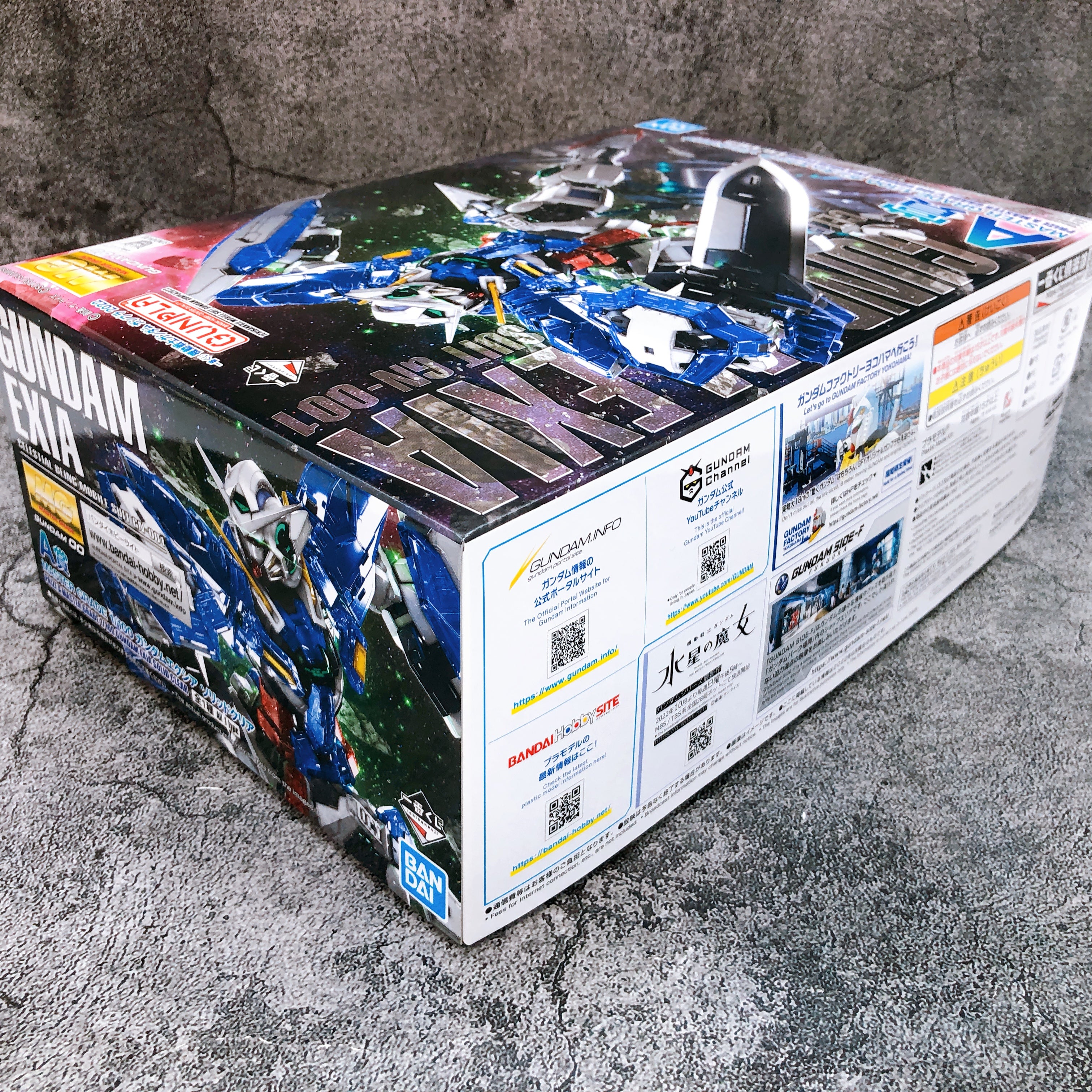 MG 1/100 Gundam Exia Solid Clear Ichiban Kuji Prize A Model Kit Bandai Japan NEW