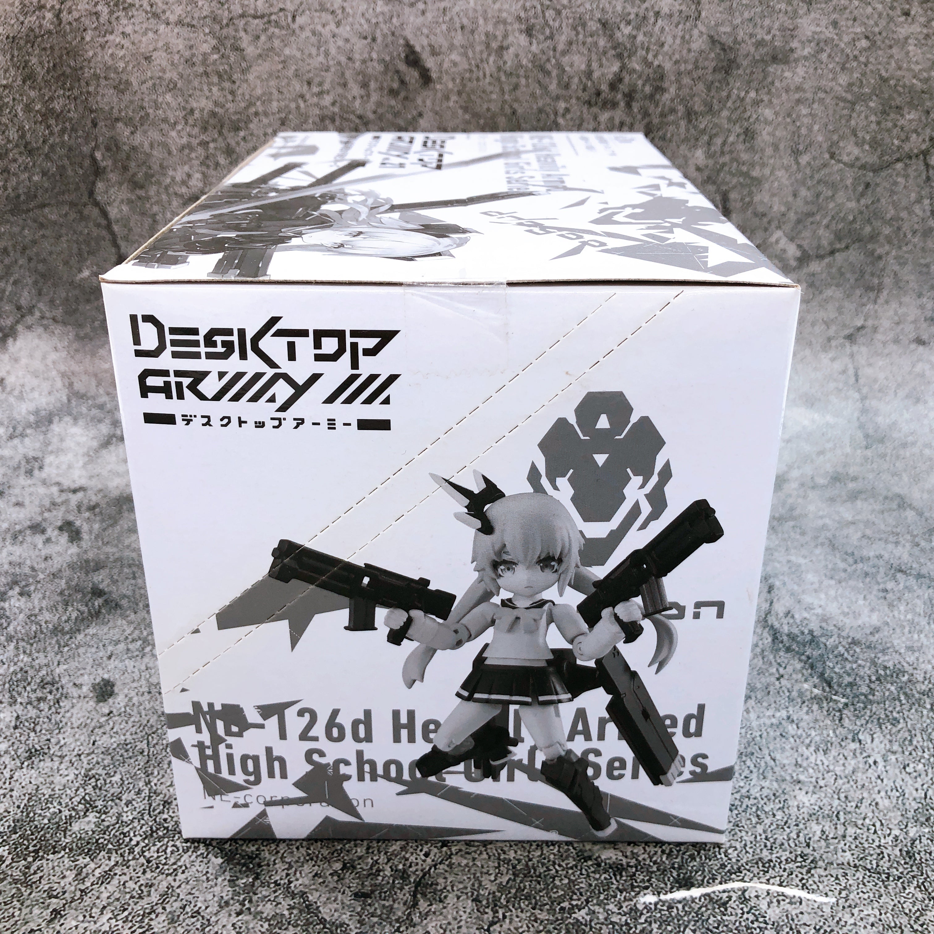 Desktop Army Heavily Armed High School Girls NE-126d SET of 3 MegaHouse Japan