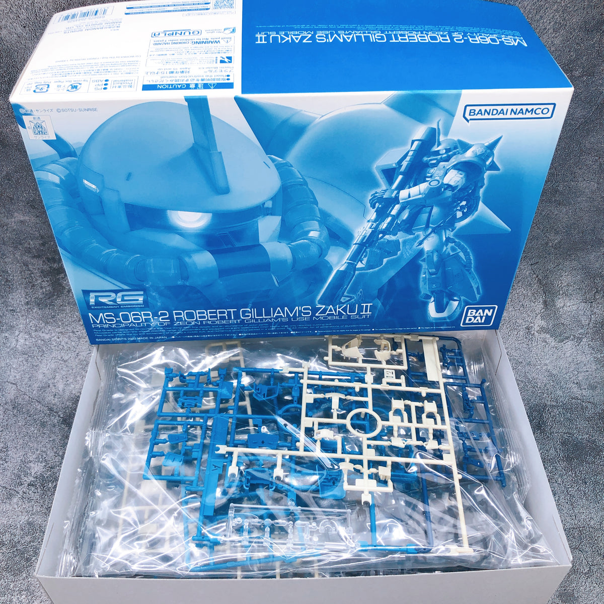 RG 1/144 Robert Gilliam's Zaku II MS-06R-2 Model Kit Premium Bandai NEW FASTSHIP