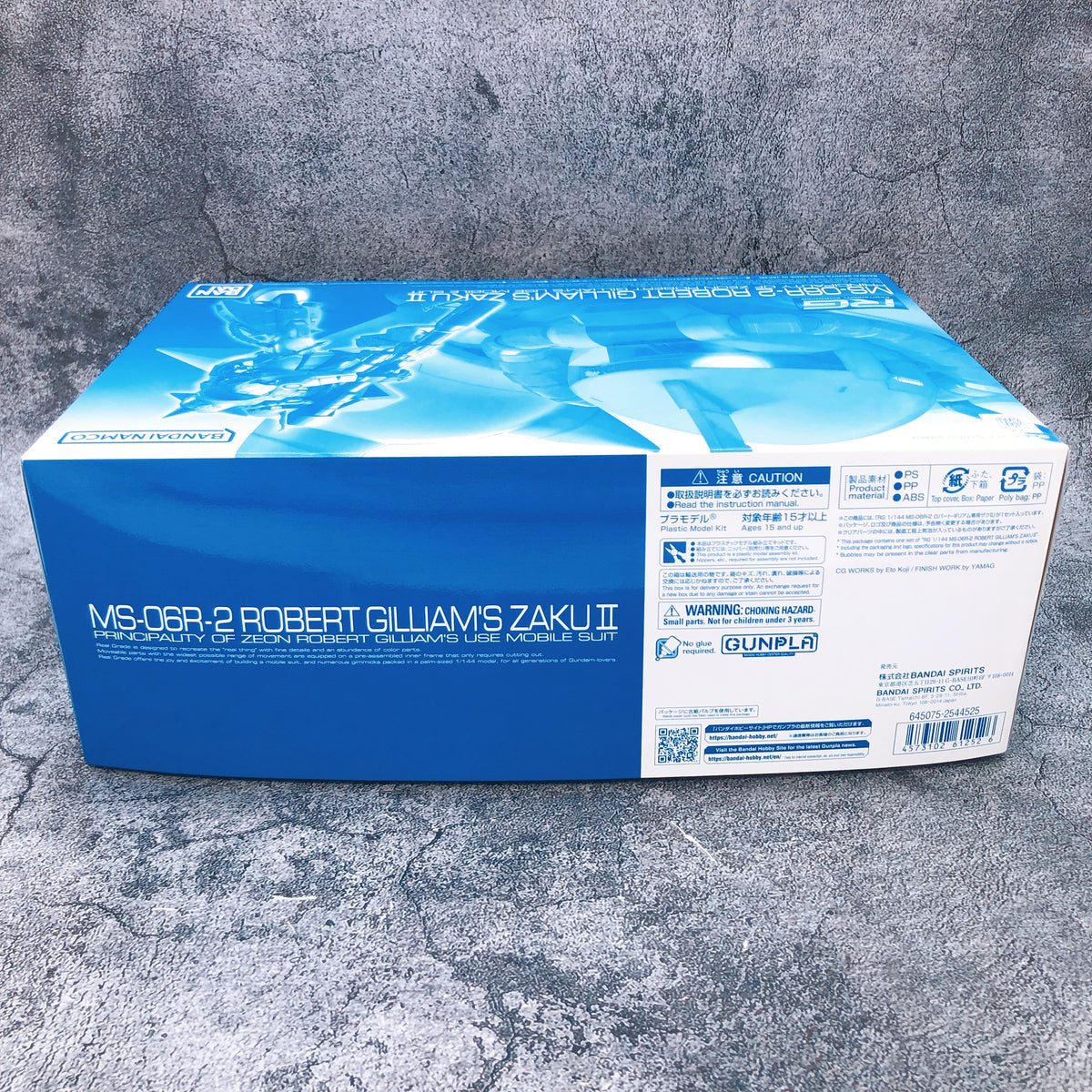 RG 1/144 Robert Gilliam's Zaku II MS-06R-2 Model Kit Premium Bandai NEW FASTSHIP