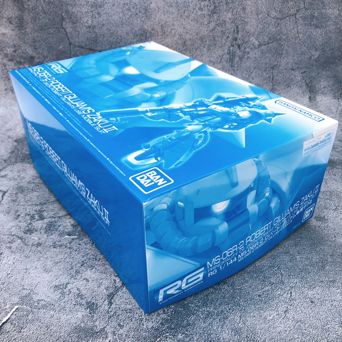 RG 1/144 Robert Gilliam's Zaku II MS-06R-2 Model Kit Premium Bandai NEW FASTSHIP