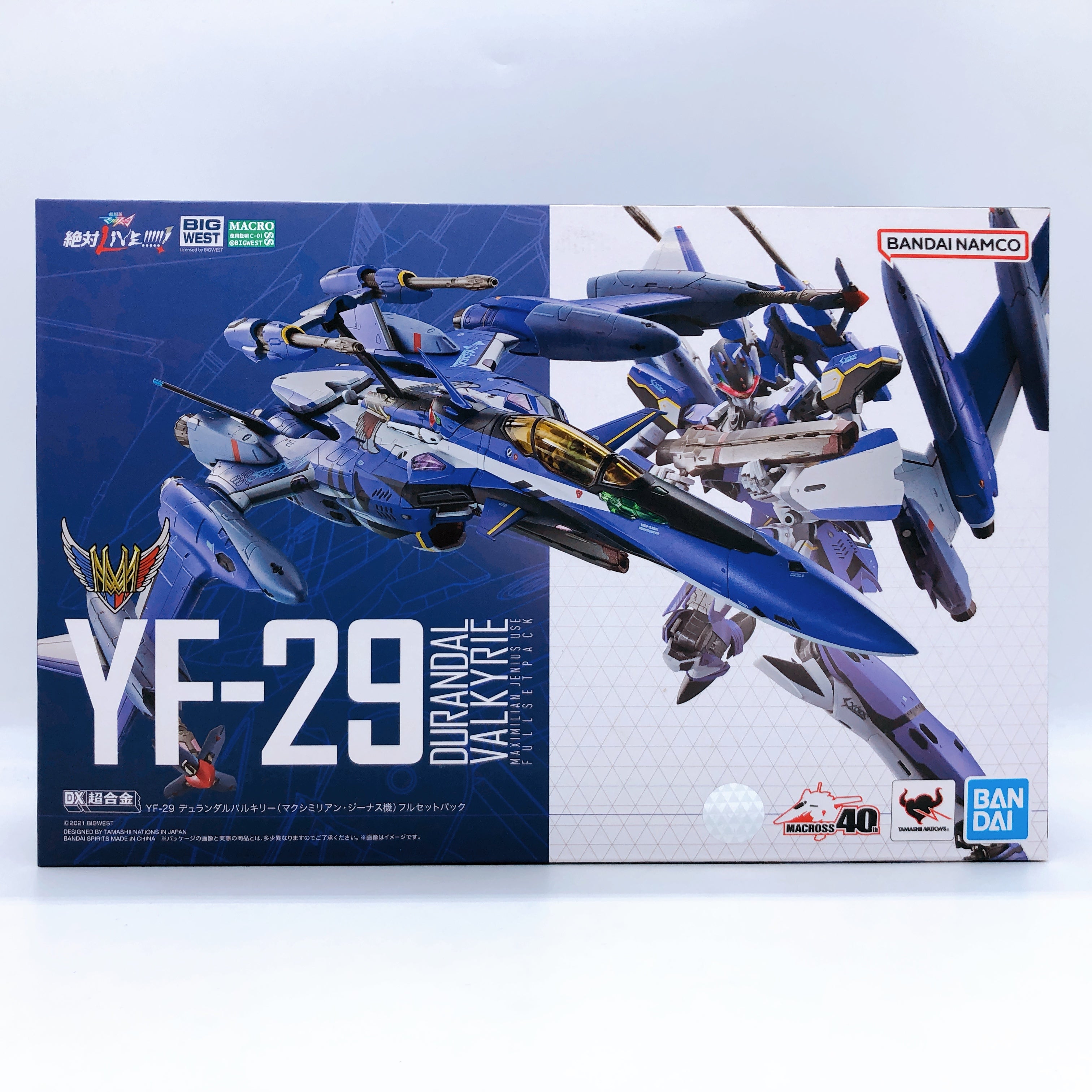 Macross YF-29 Durandal Valkyrie Maximilian Jenius Use Full Set Pack DX Chogokin