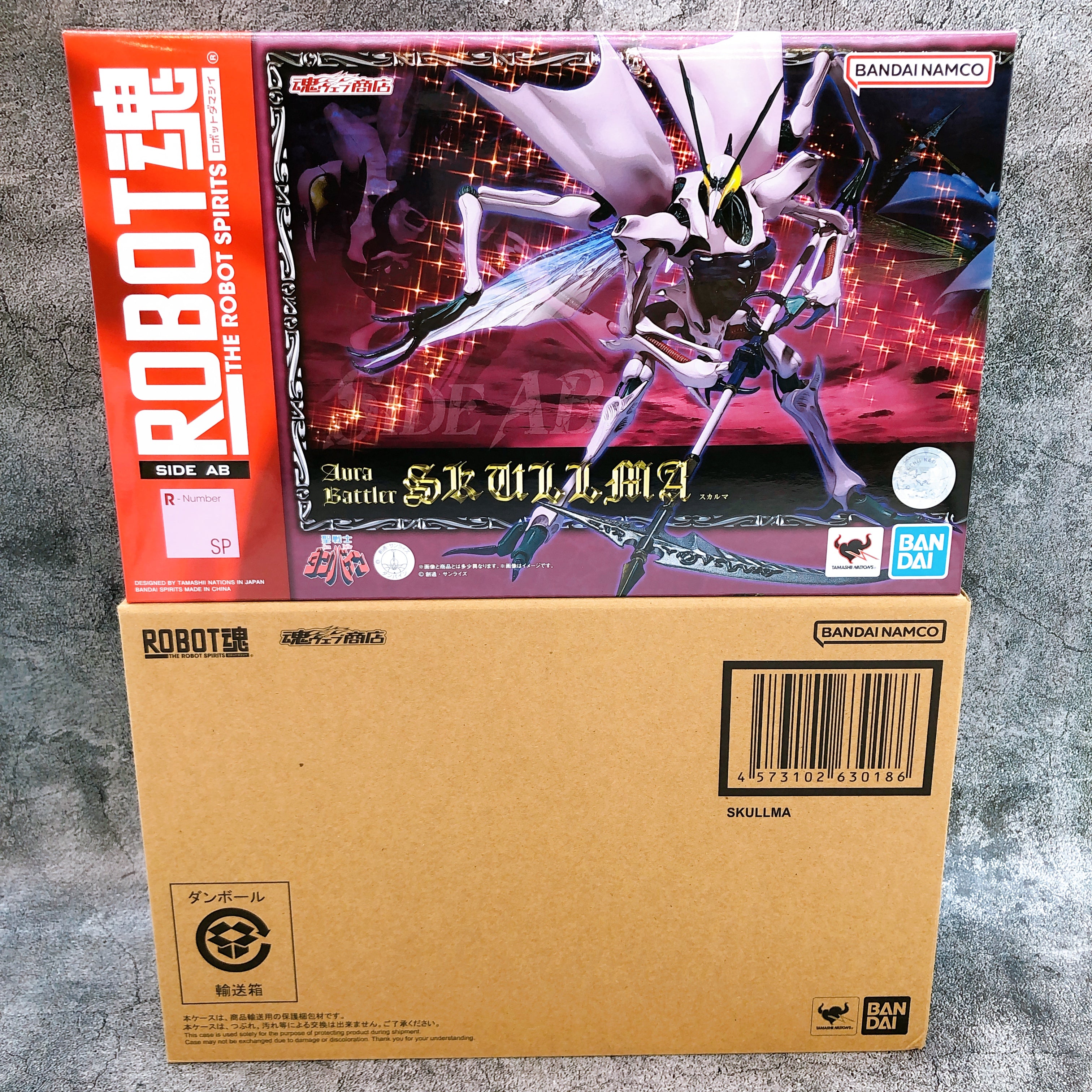 Robot Spirits SIDE AB Aura Battler Dunbine Skullma Action Figure BANDAI Japan