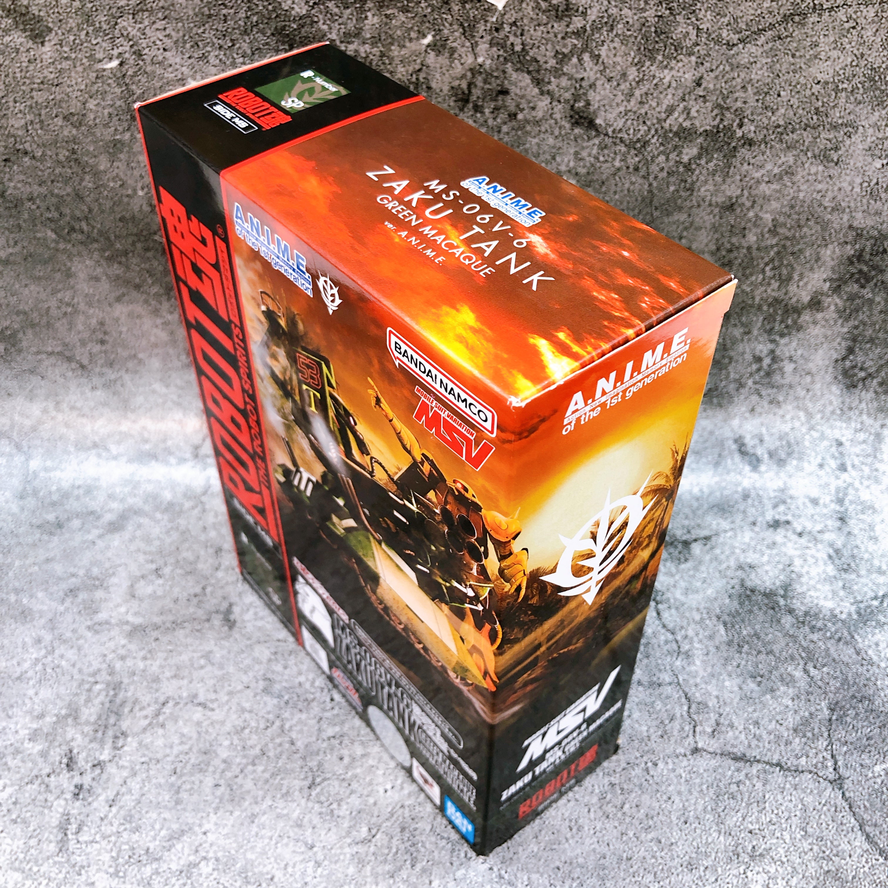 Robot Spirits Zaku Tank Green Macaque ver. A.N.I.M.E. MS-06V-6 Figure 15+ Bandai
