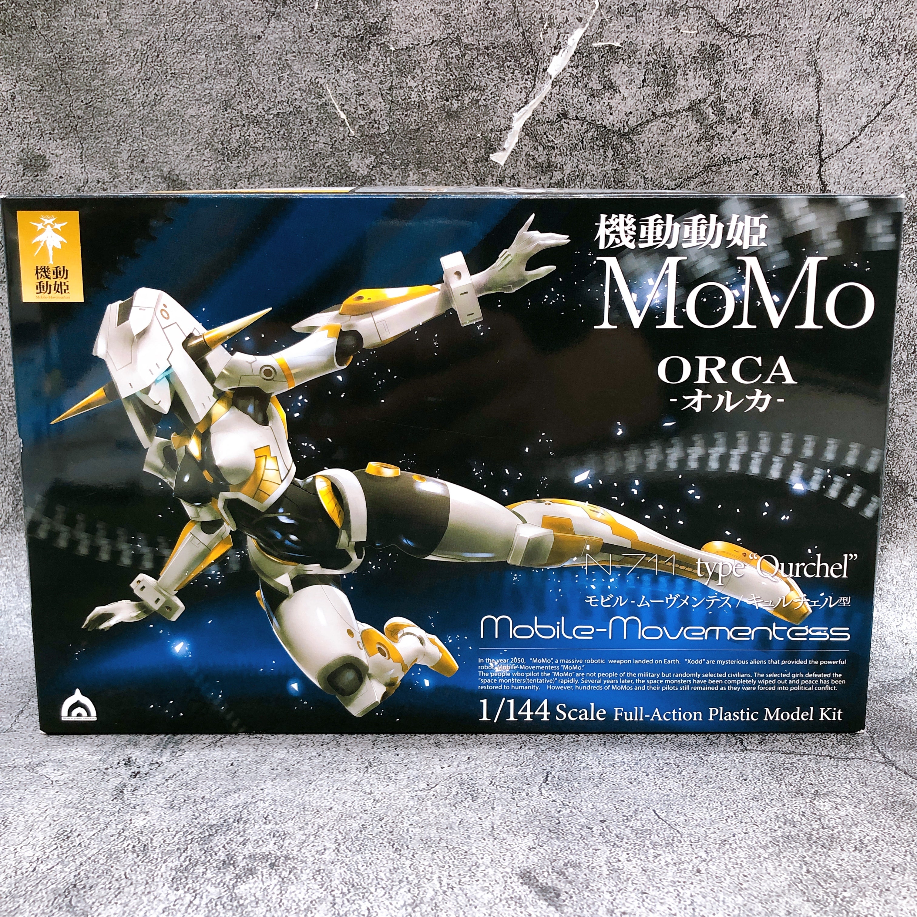 Mobile Movementess MoMo ORCA N-711 type Qurchel 1/144 Model Kit Invasion Robot