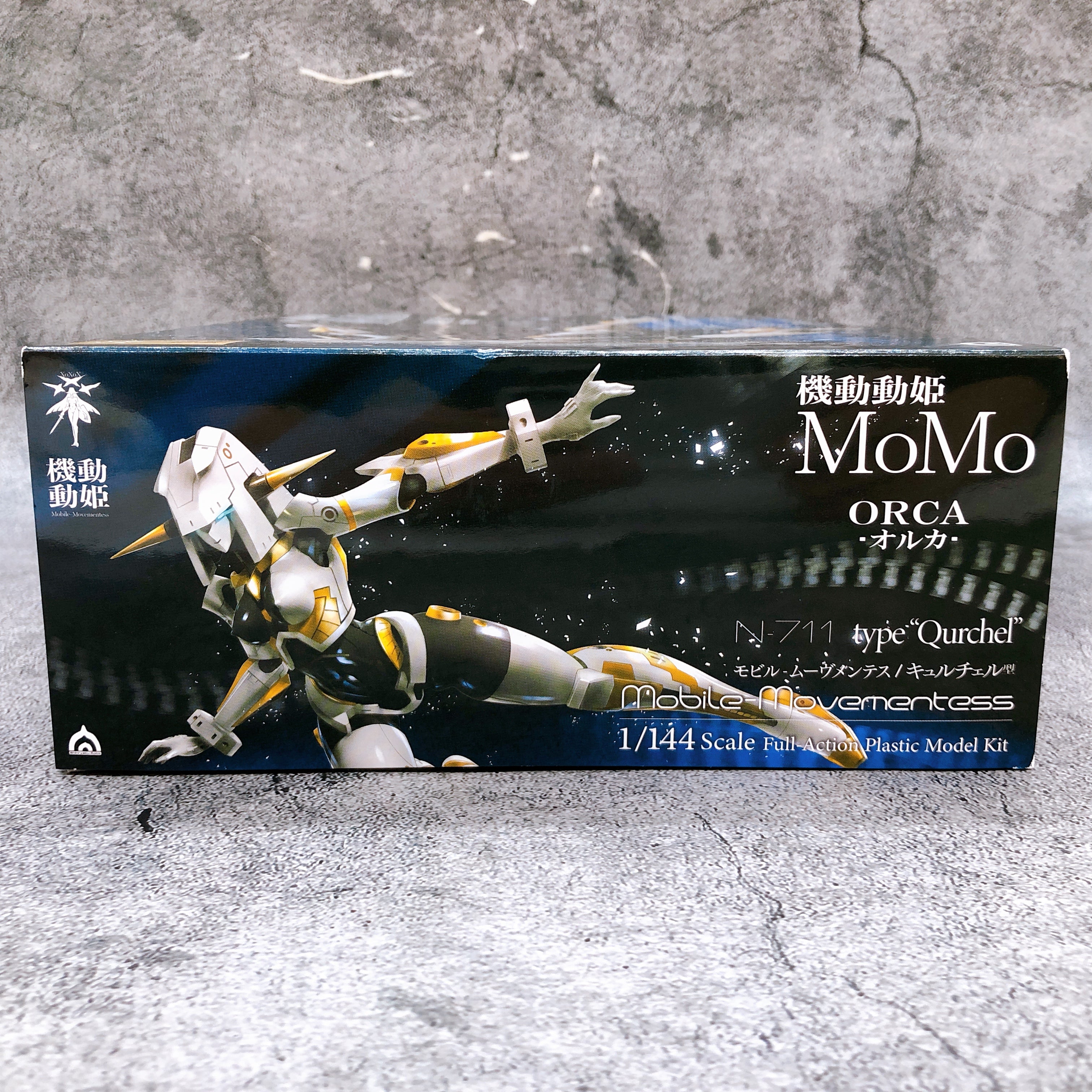 Mobile Movementess MoMo ORCA N-711 type Qurchel 1/144 Model Kit Invasion Robot