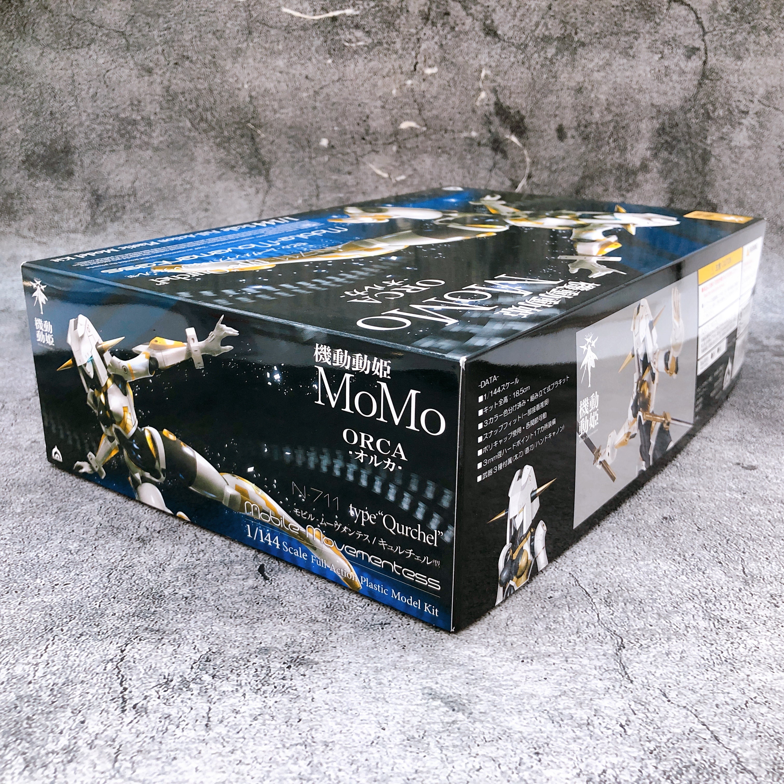 Mobile Movementess MoMo ORCA N-711 type Qurchel 1/144 Model Kit Invasion Robot