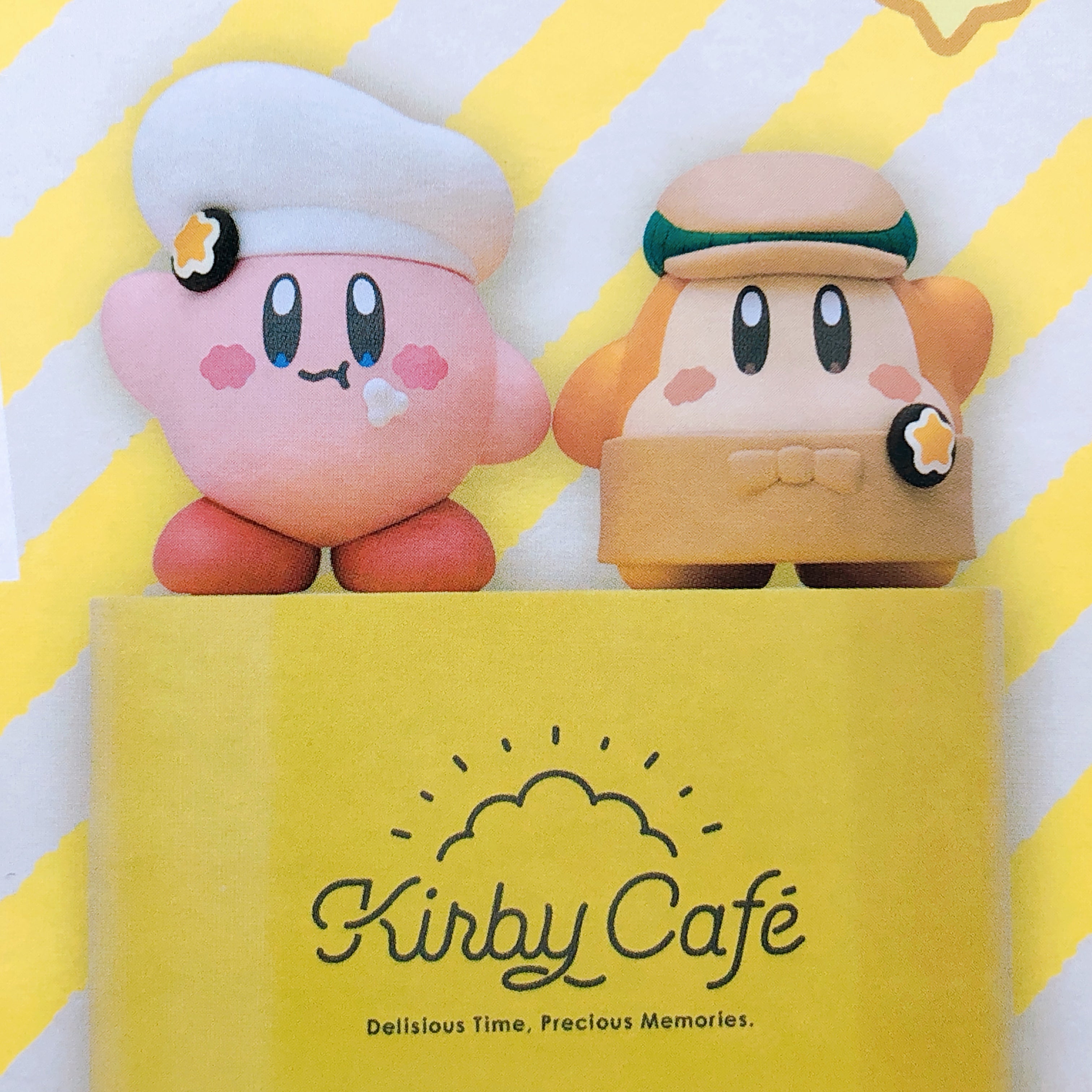 Kirby Cafe Multi Stand Figure Kirby & Waddle Dee Ichiban Kuji Prize A Bandai NEW