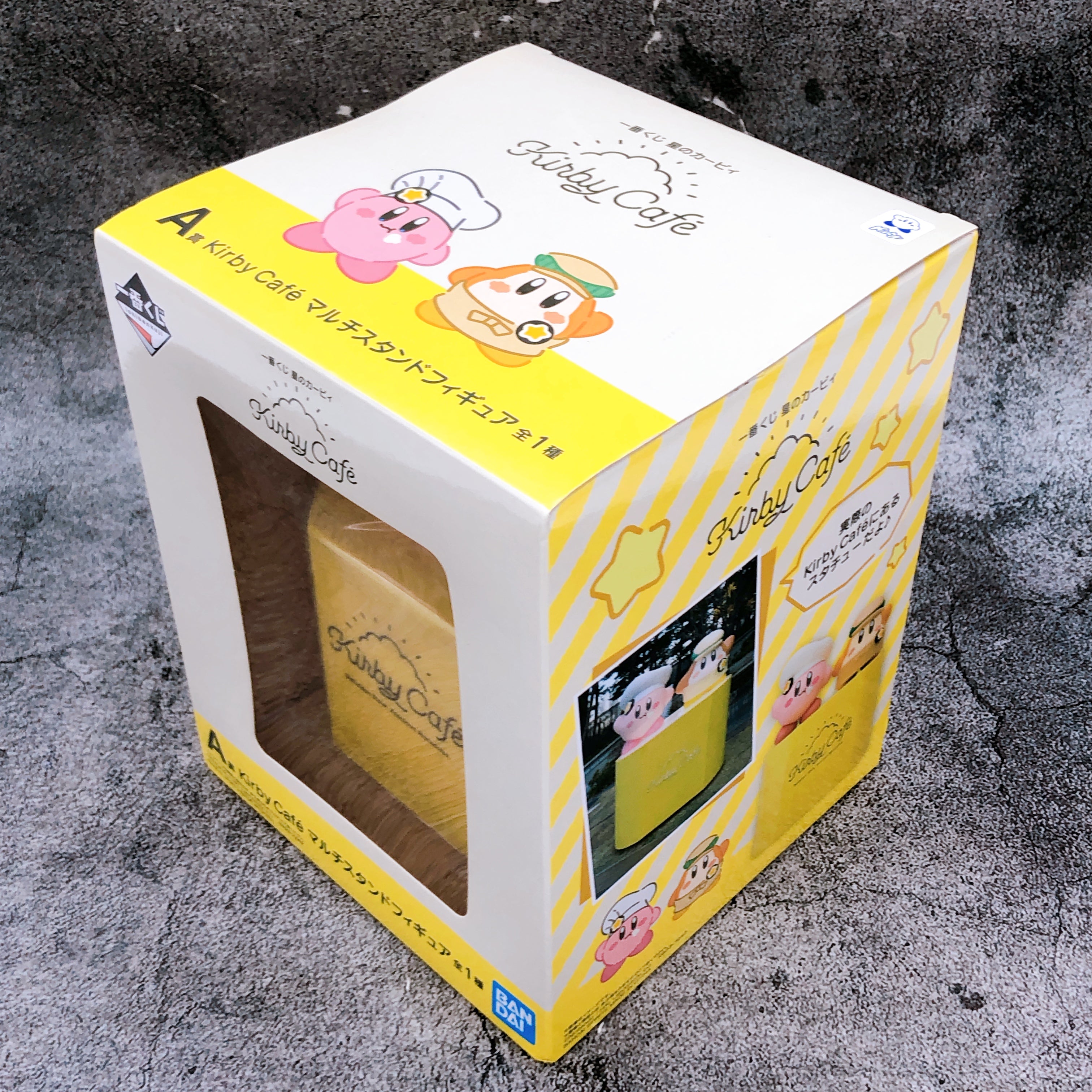 Kirby Cafe Multi Stand Figure Kirby & Waddle Dee Ichiban Kuji Prize A Bandai NEW
