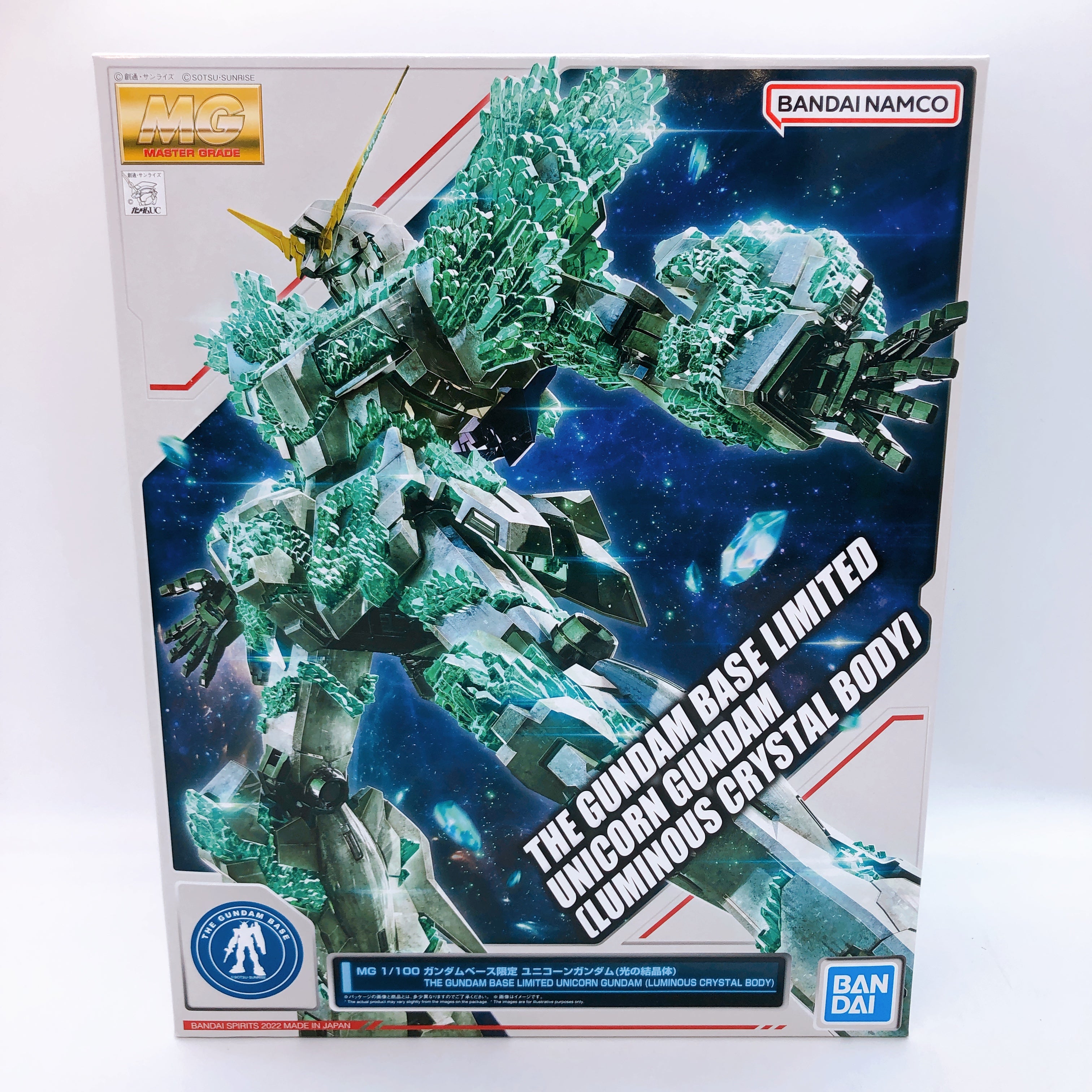 MG 1/100 Unicorn Gundam Luminous Crystal Body Limited Model Kit Bandai Japan NEW