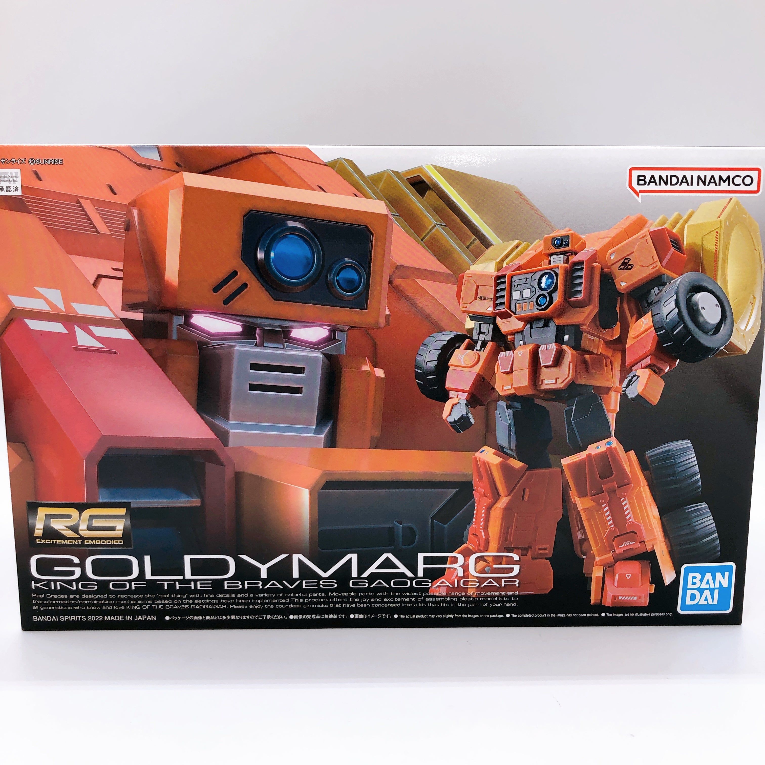 RG Goldy Marg The King of Braves GaoGaiGar Model Kit Premium Bandai NEW FASTSHIP