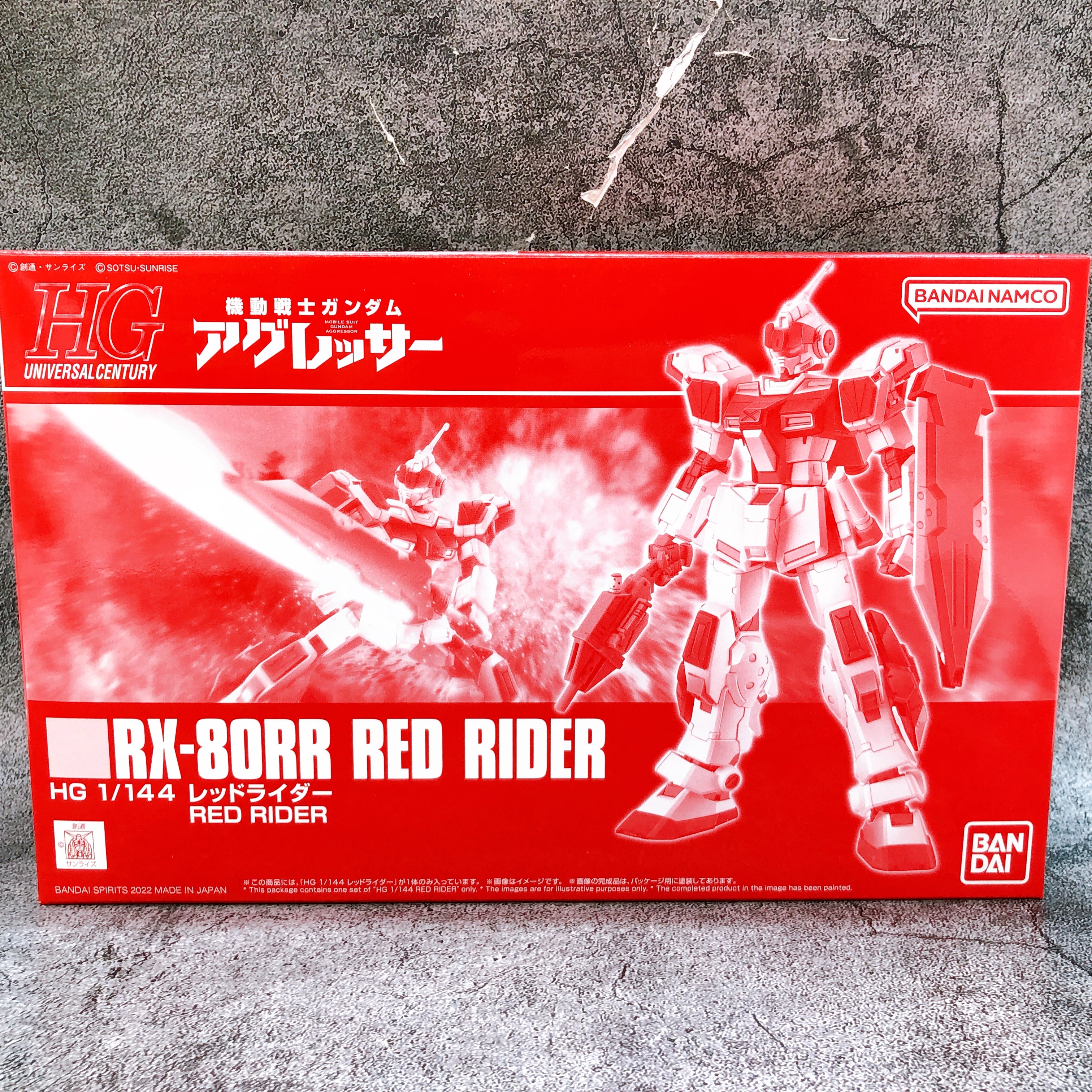 HG 1/144 Red Rider RX-80RR Gundam Aggressor Model Kit 15+ Premium Bandai Japan