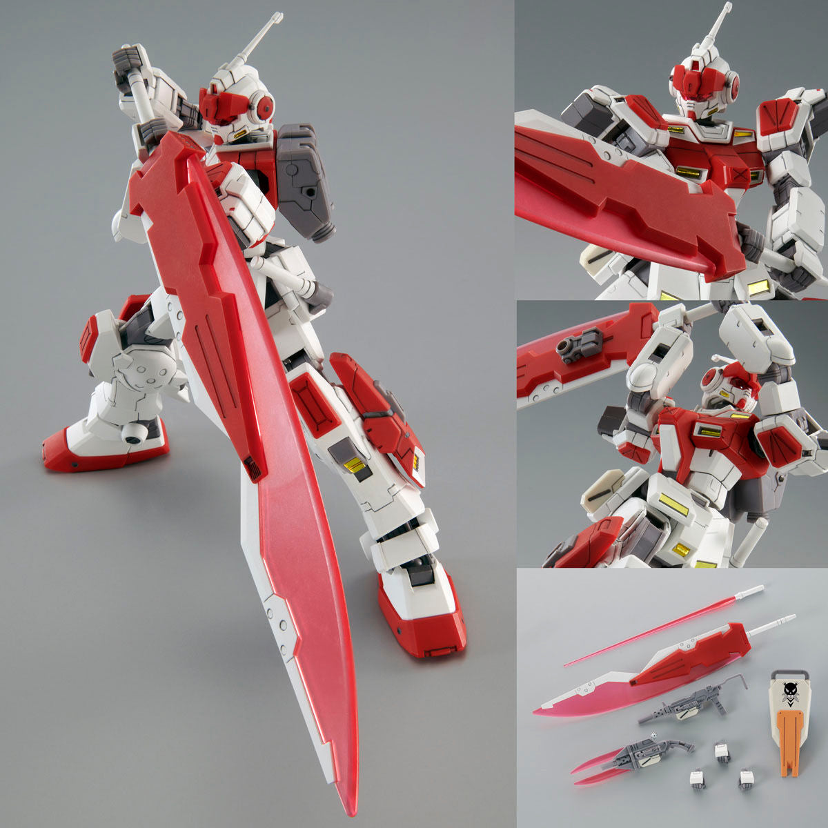 HG 1/144 Red Rider RX-80RR Gundam Aggressor Model Kit 15+ Premium Bandai Japan