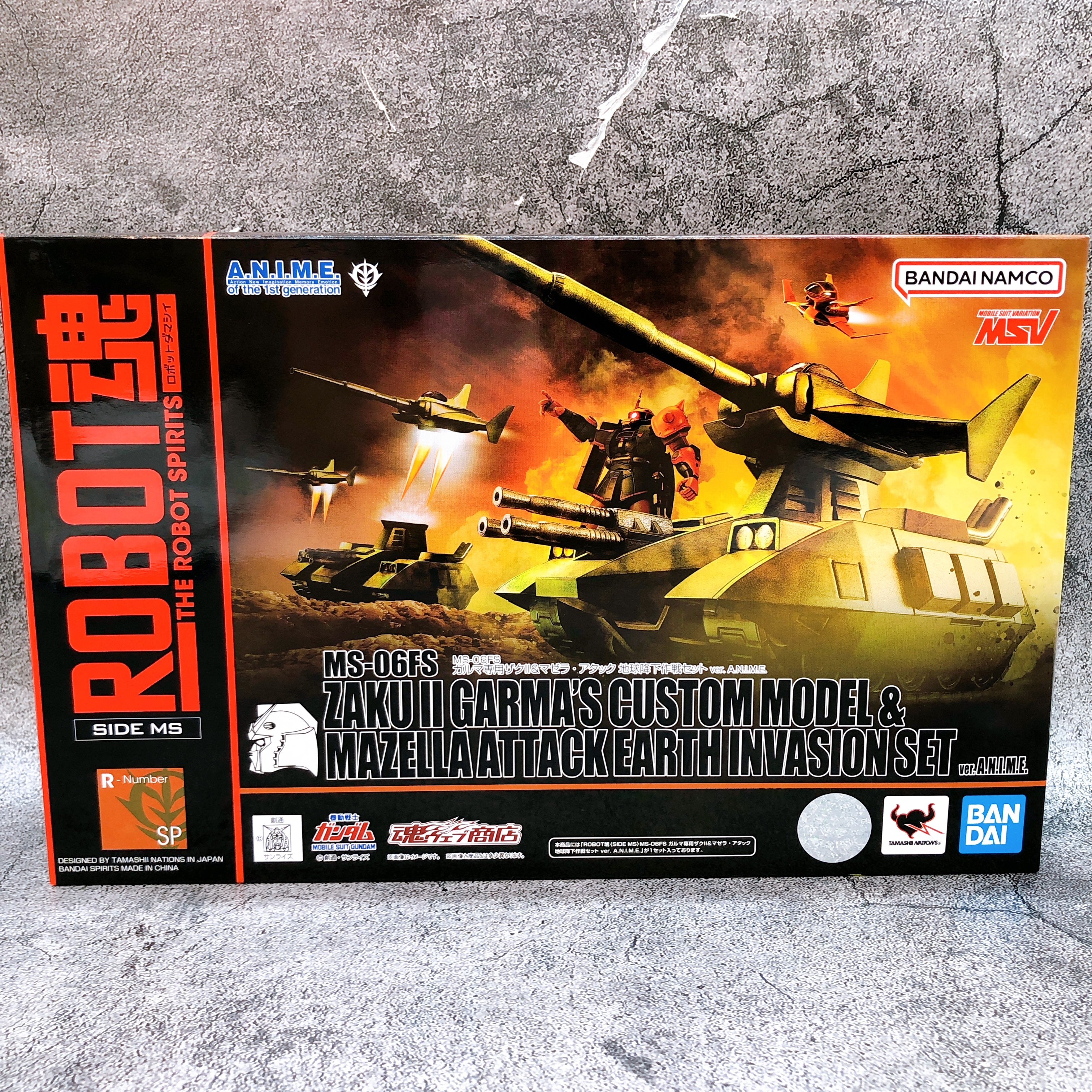 ROBOT Spirits SIDE MS MS-06FS GARMA'S ZAKU II & MAZELLA ATTACK SET Figure NEW