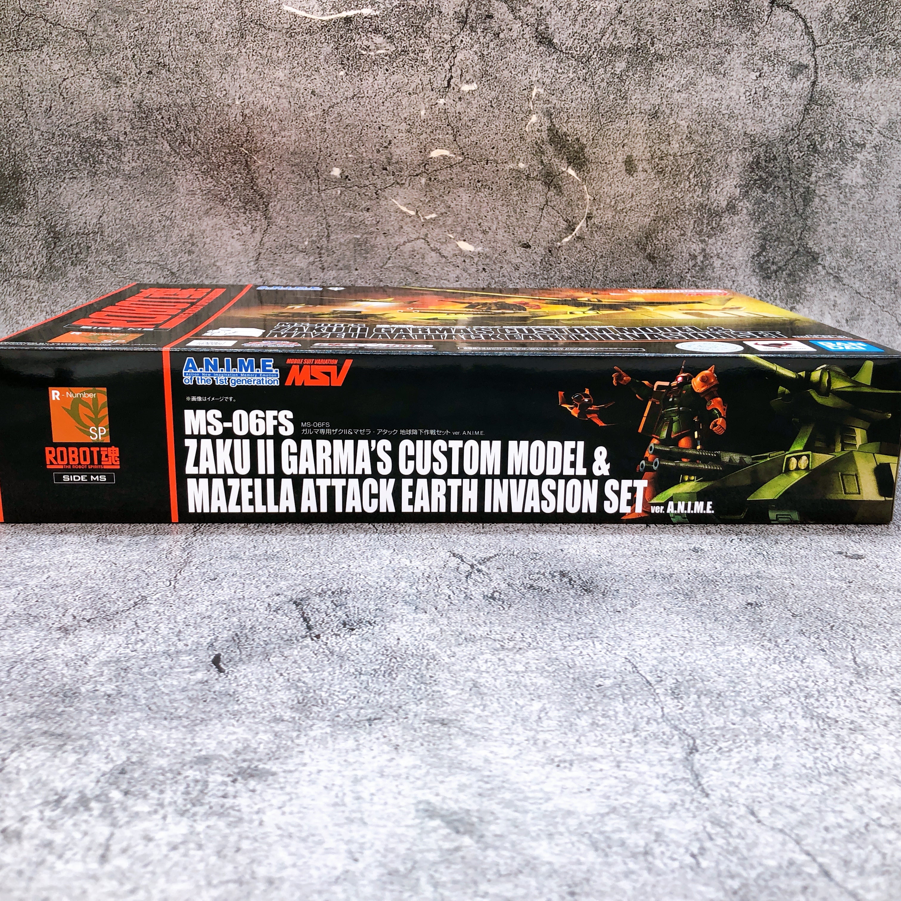 ROBOT Spirits SIDE MS MS-06FS GARMA'S ZAKU II & MAZELLA ATTACK SET Figure NEW