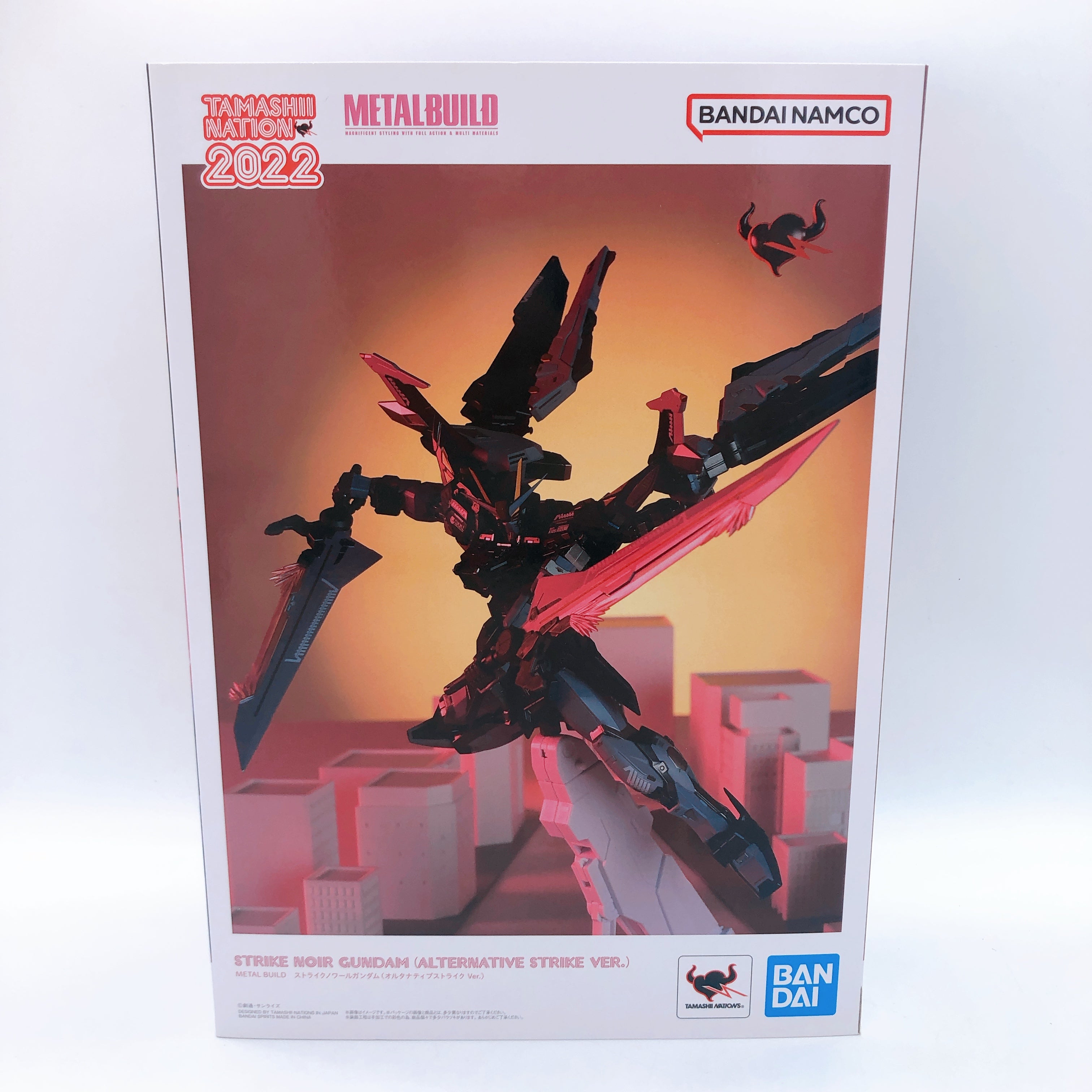 METAL BUILD Strike Noir Gundam Alternative Strike ver. Action Figure Bandai NEW