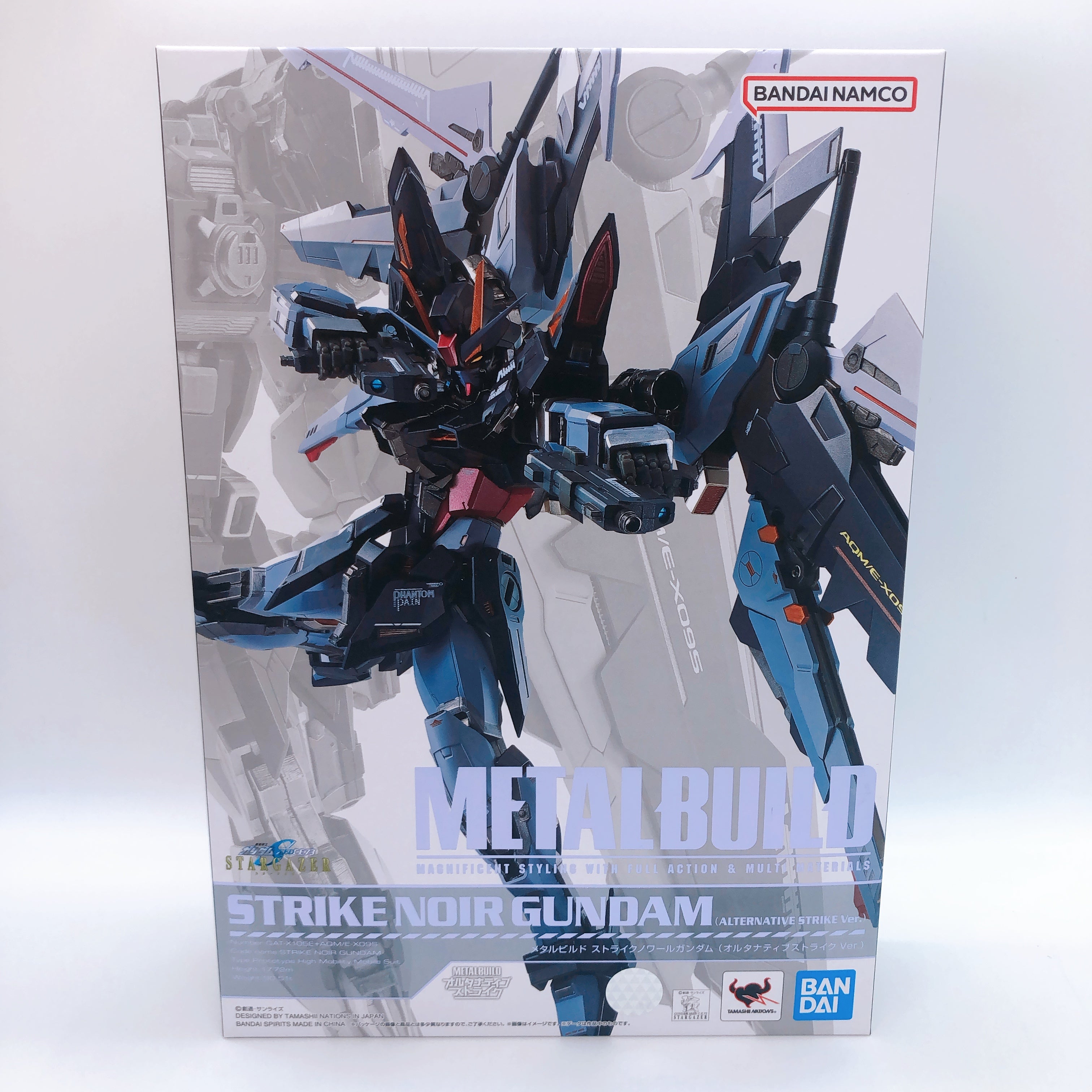METAL BUILD Strike Noir Gundam Alternative Strike ver. Action Figure Bandai NEW