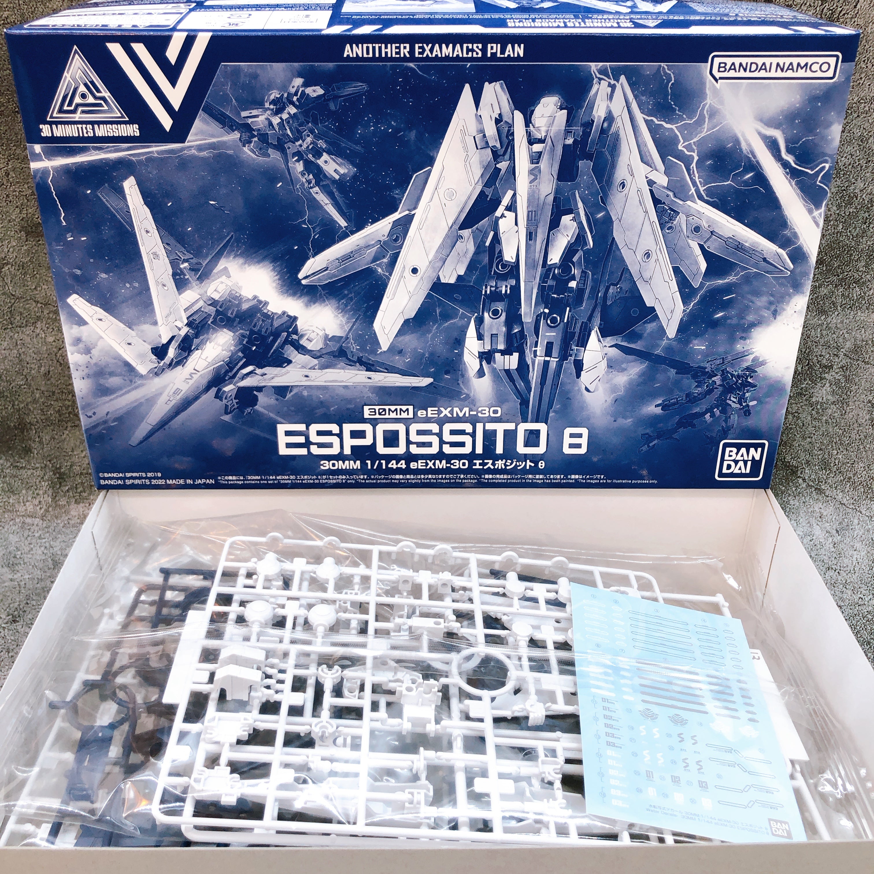 30MM eEXM-30 Espossito Theta θ Model Kit Premium Bandai from Japan NEW FASTSHIP