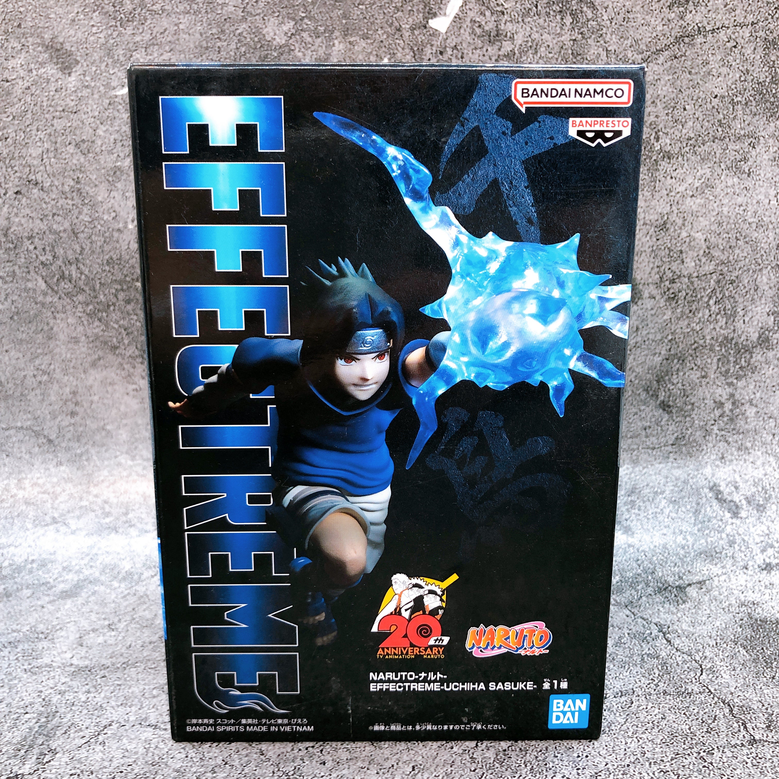 NARUTO Sasuke Uchiha EFFECTREME Figure BANPRESTO from Japan Sealed NEW AUTHENTIC