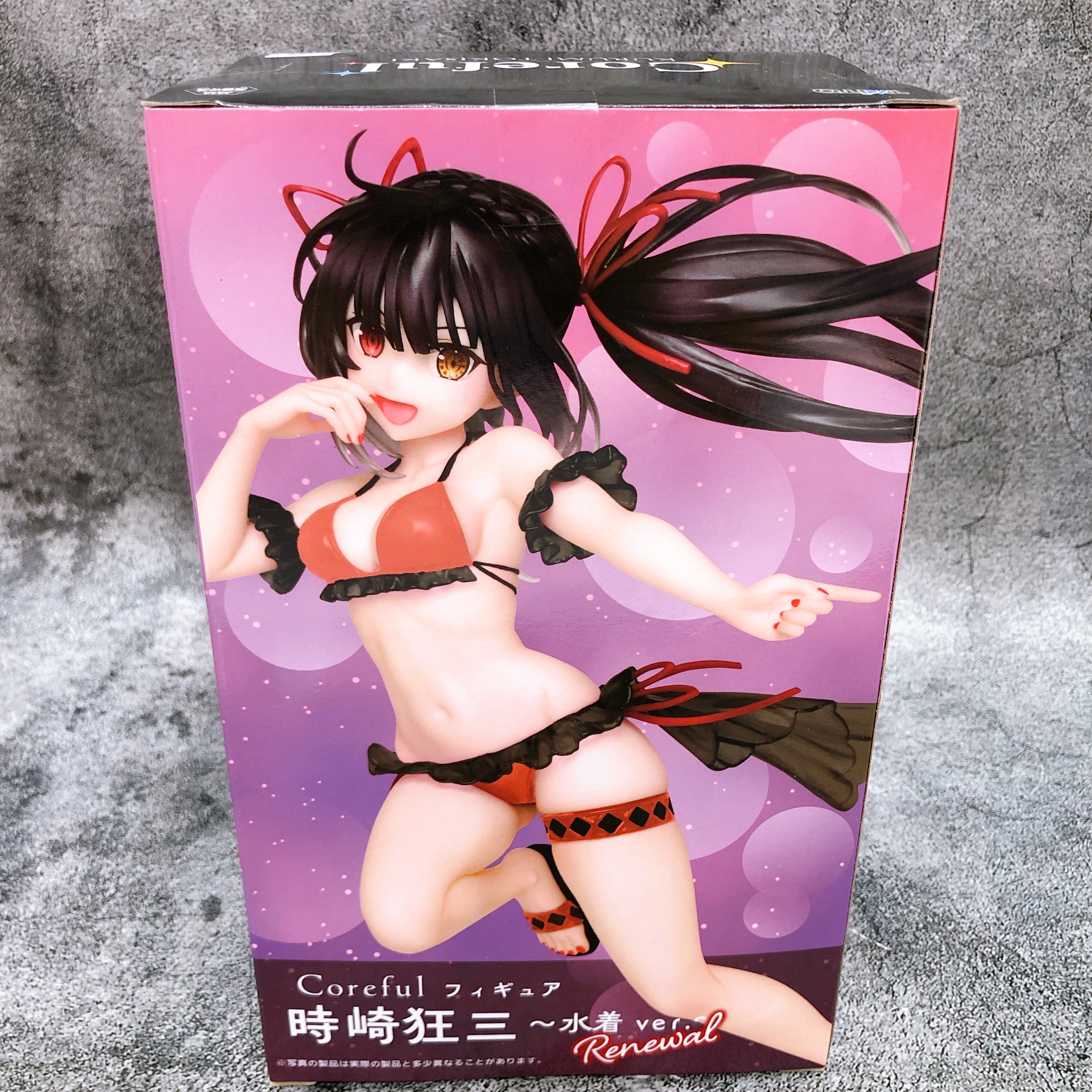 Date A Bullet Kurumi Tokisaki Swimsuit ver. Renewal Red Coreful Figure Taito