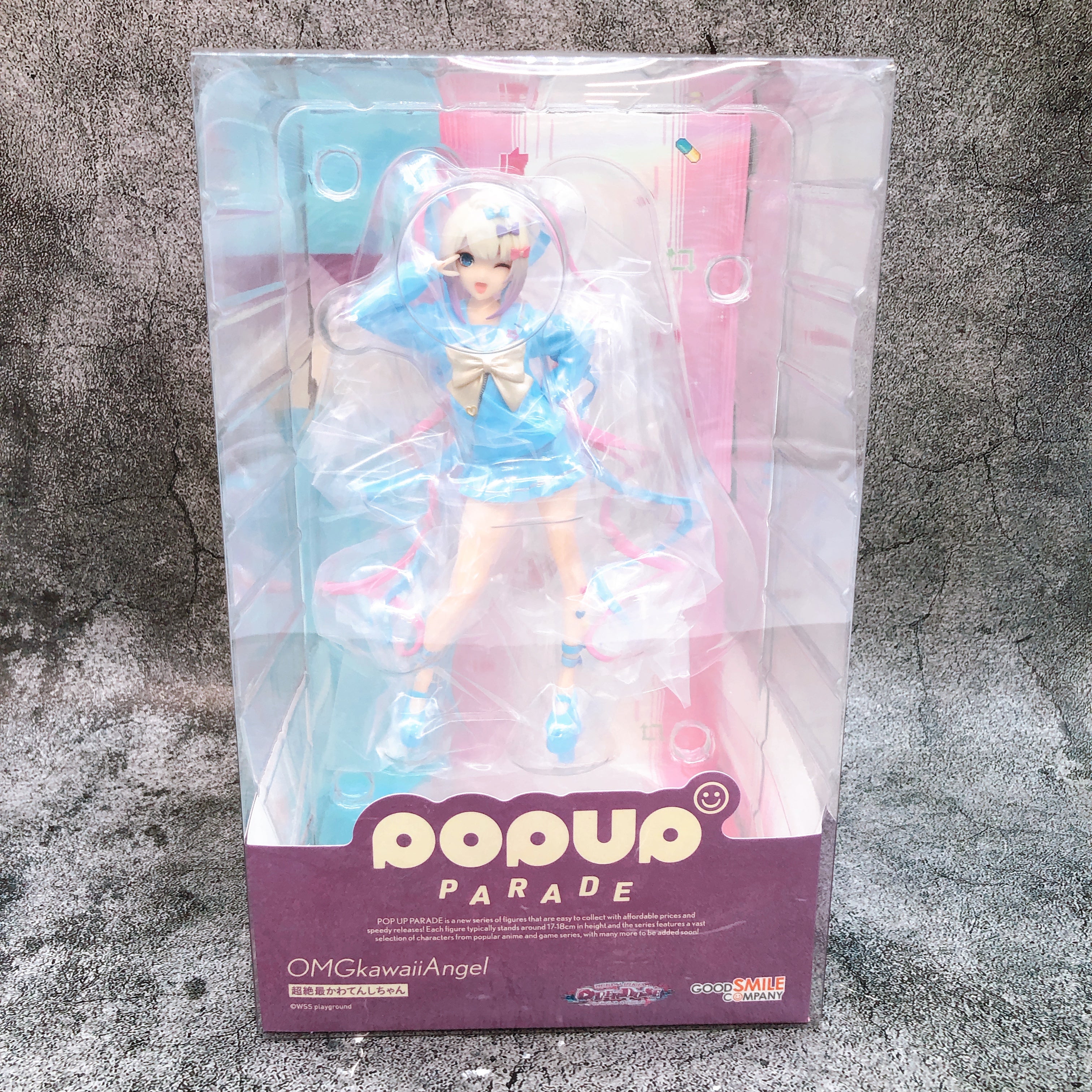 NEEDY GIRL OVERDOSE OMG Kawaii Angel Pop Up Parade PVC Figure with Bonus Cat