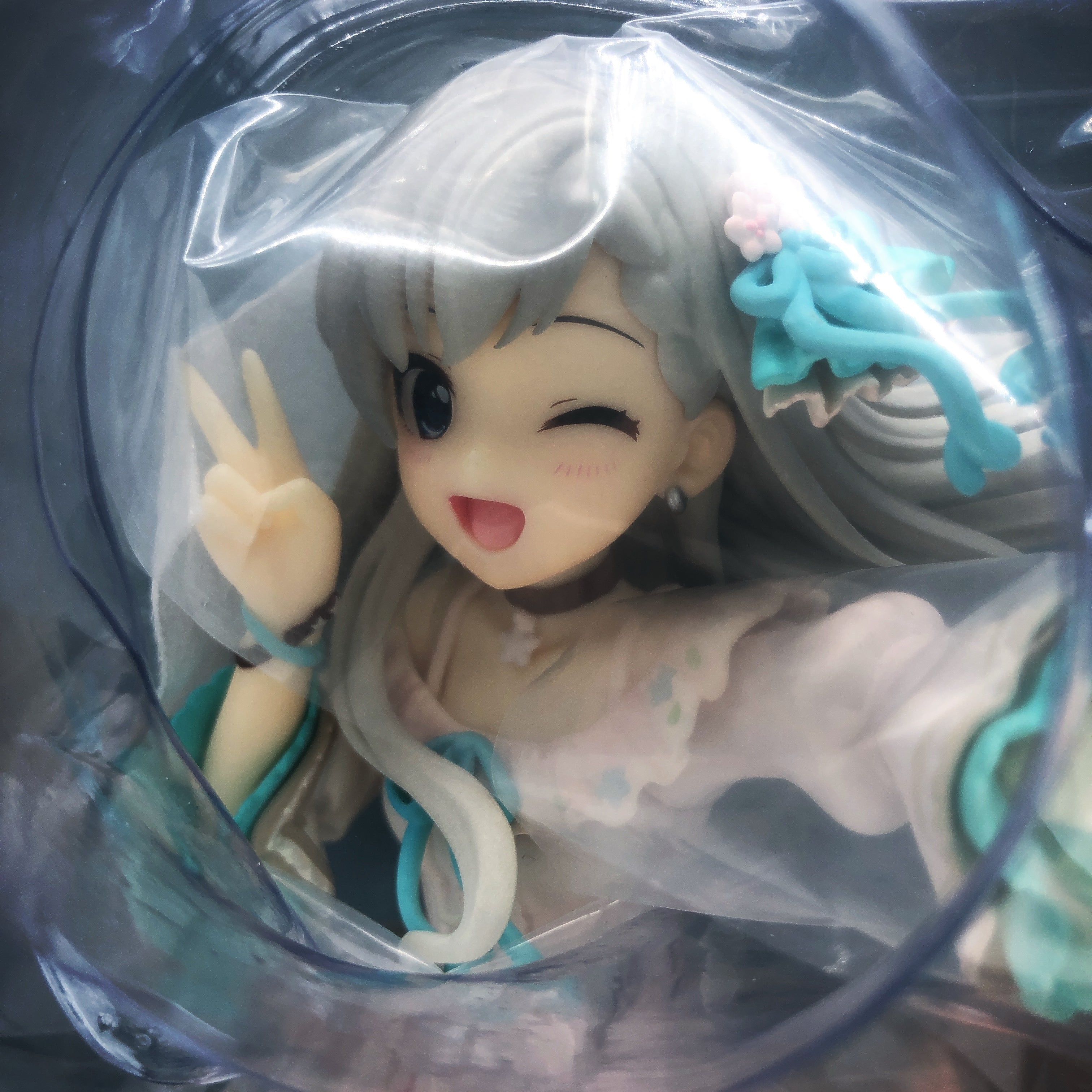 (w/Bonus) Idolmaster Hayate Hisakawa O-Ku-Ri-Mo-No Sunday 1/7 Figure PLUM Japan
