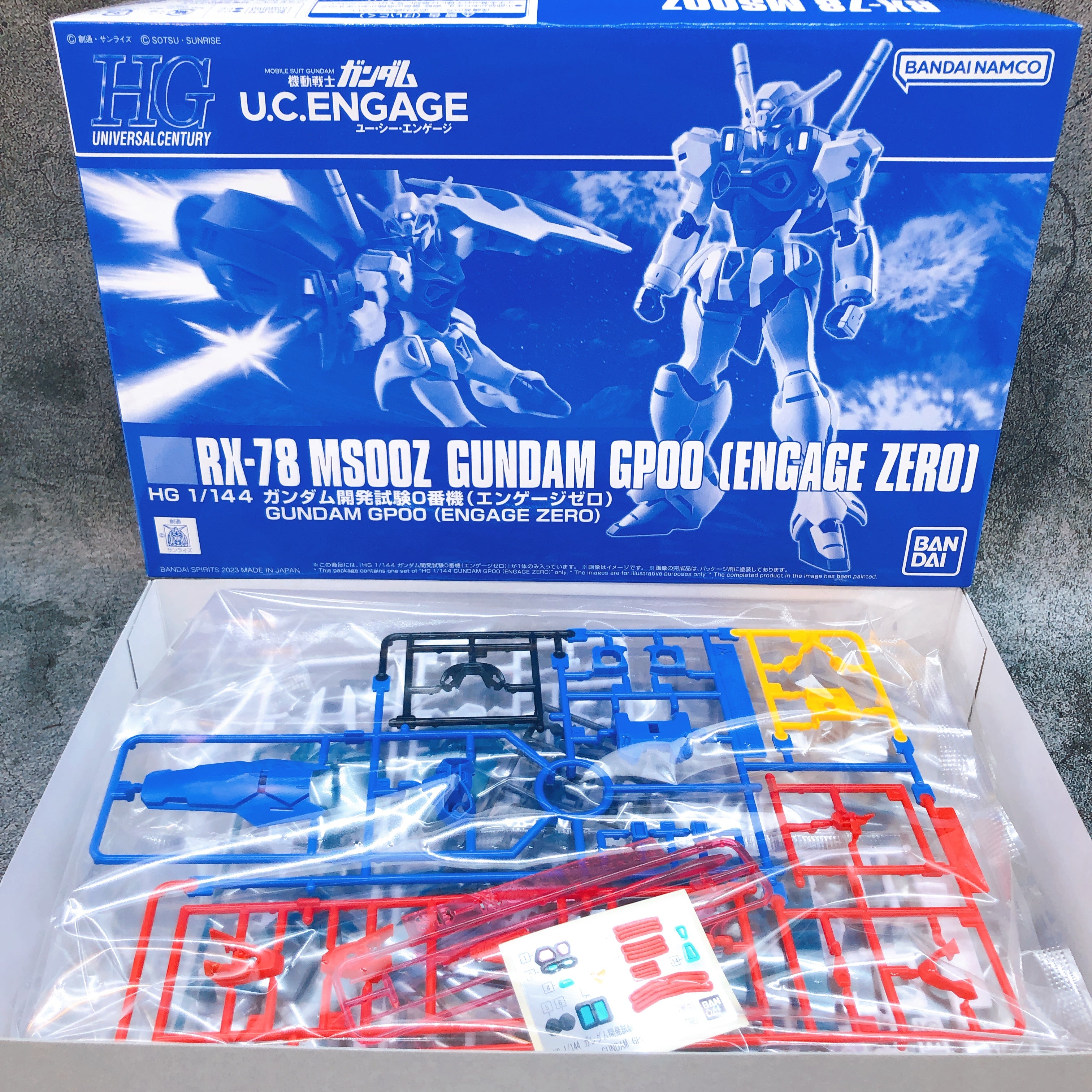 HG 1/144 Gundam GP00 Engage Zero RX-78 MS00Z Model Kit Premium Bandai Japan NEW