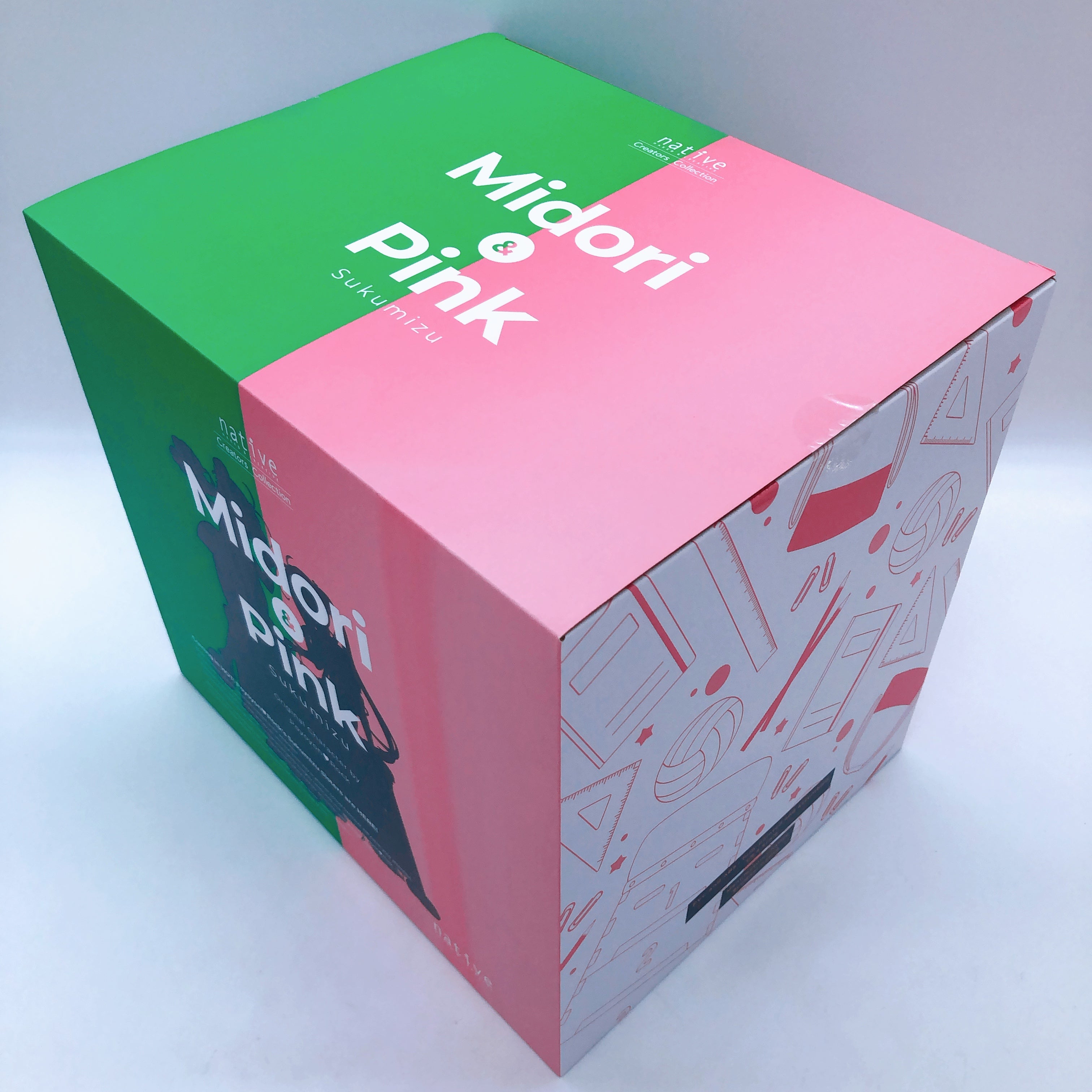 NATIVE Sukumizu Midori & Pink by Poyoyon Rock 1/5.5 Scale PVC Figure NEW