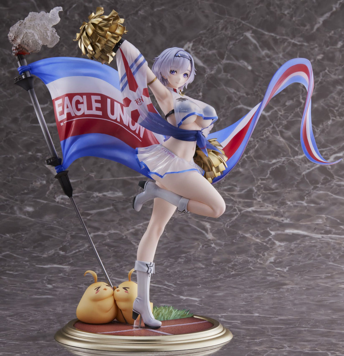 Azur Lane Reno Biggest Little Cheerleader 1/6 Scale Figure Goldenhead Japan 15+