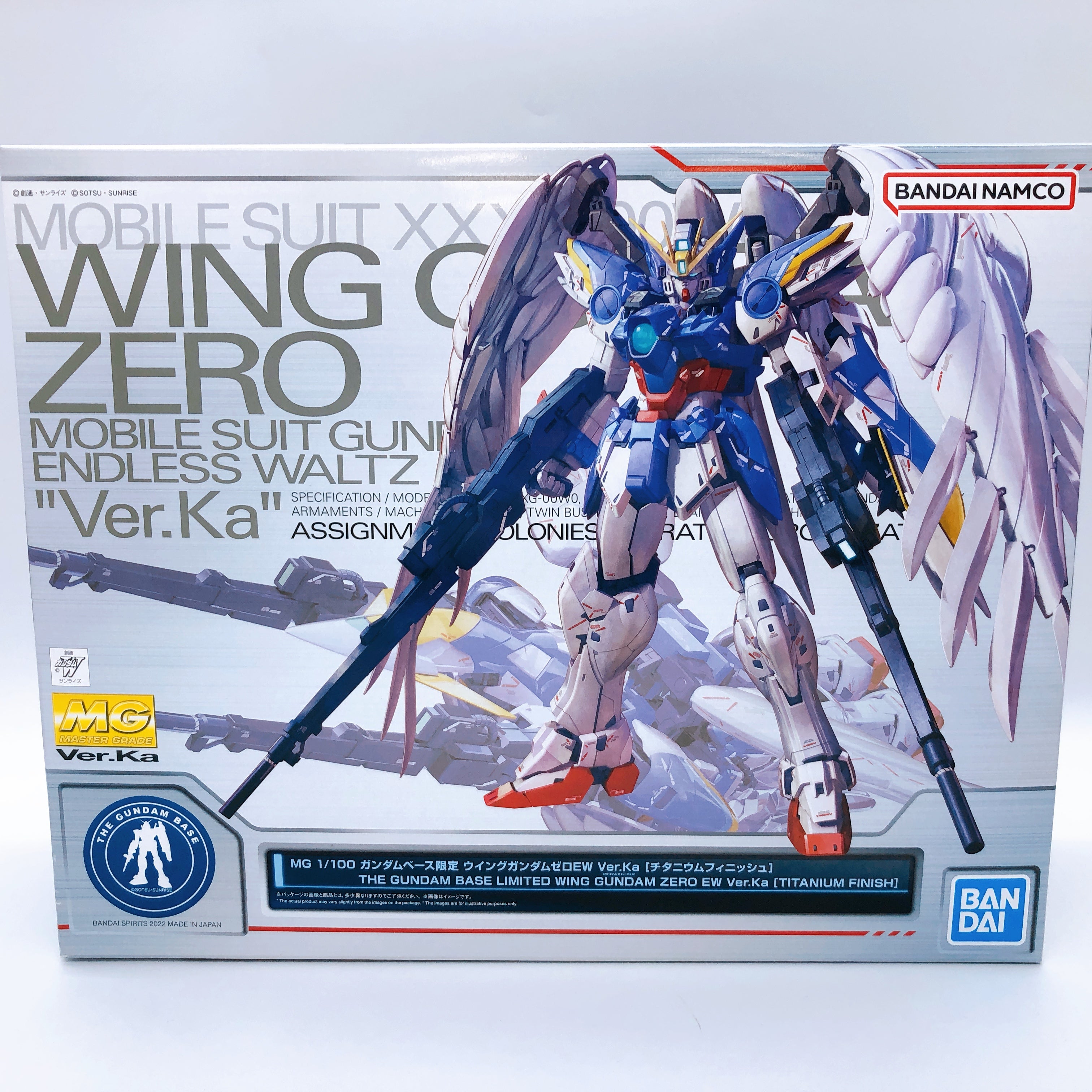 MG 1/100 Wing Gundam Zero EW Ver.Ka Titanium Finish Limited Model Kit Bandai NEW