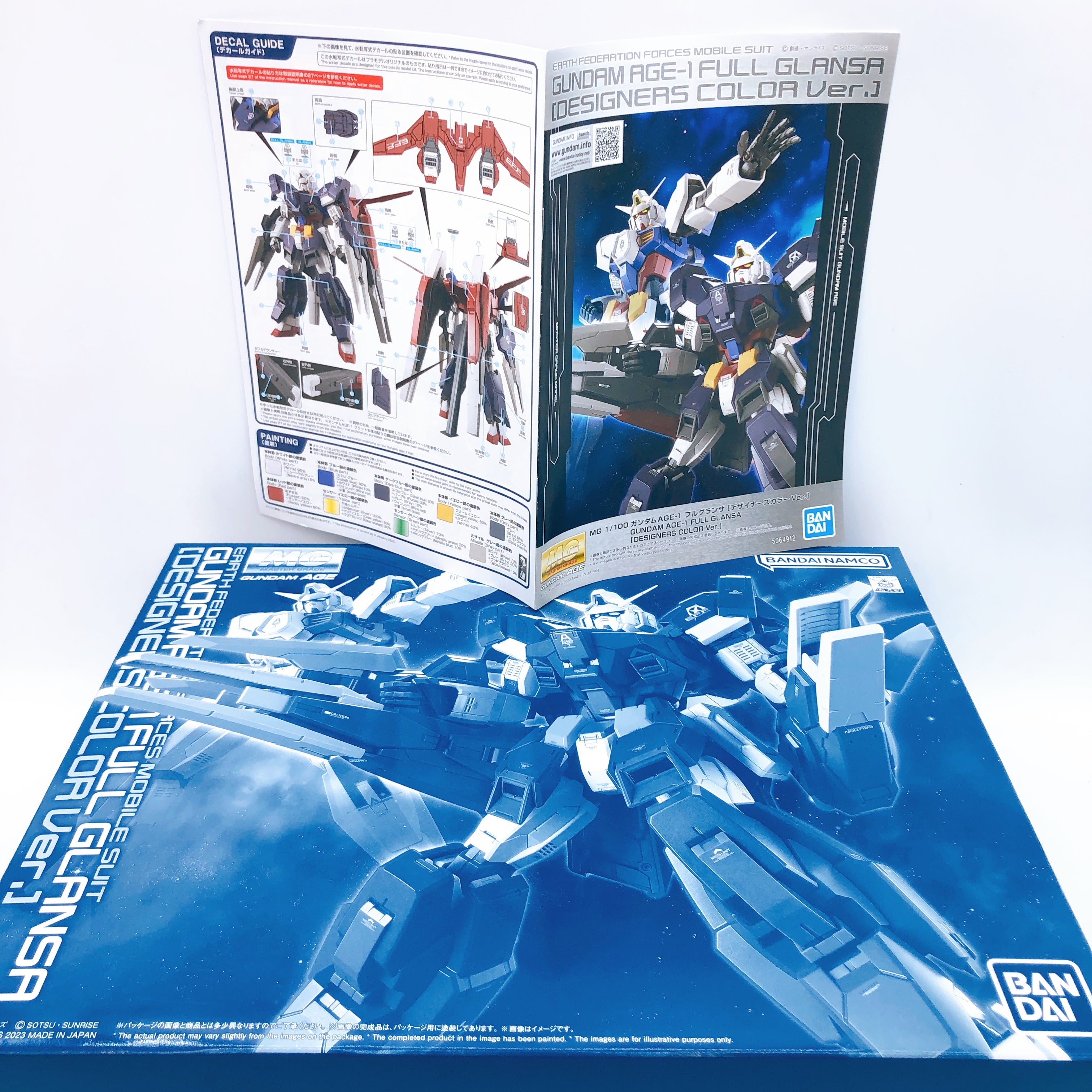 MG 1/100 Gundam AGE-1 Full Glansa Designers Color Ver. Kit Premium Bandai NEW