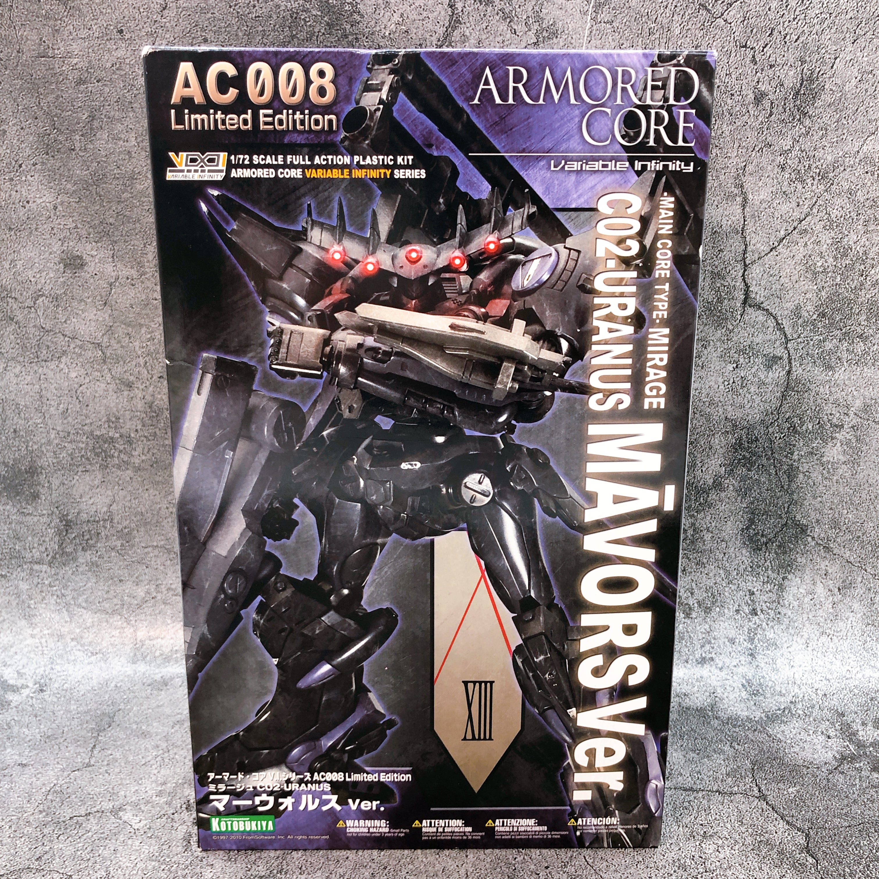 Armored Core MIRAGE C02-URANUS MAVORS Ver. 1/72 Limited Model Kit KOTOBUKIYA NEW