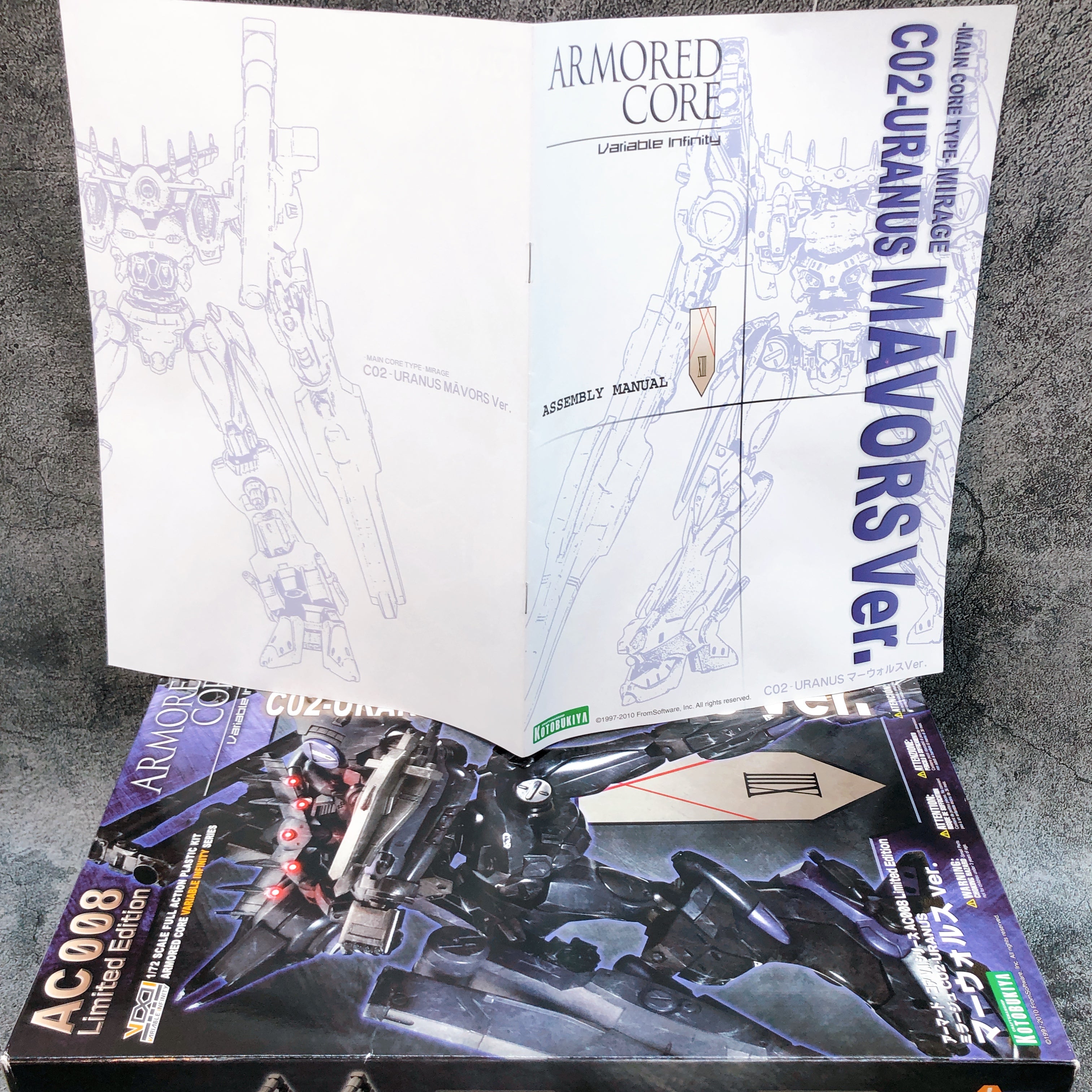 Armored Core MIRAGE C02-URANUS MAVORS Ver. 1/72 Limited Model Kit KOTOBUKIYA NEW