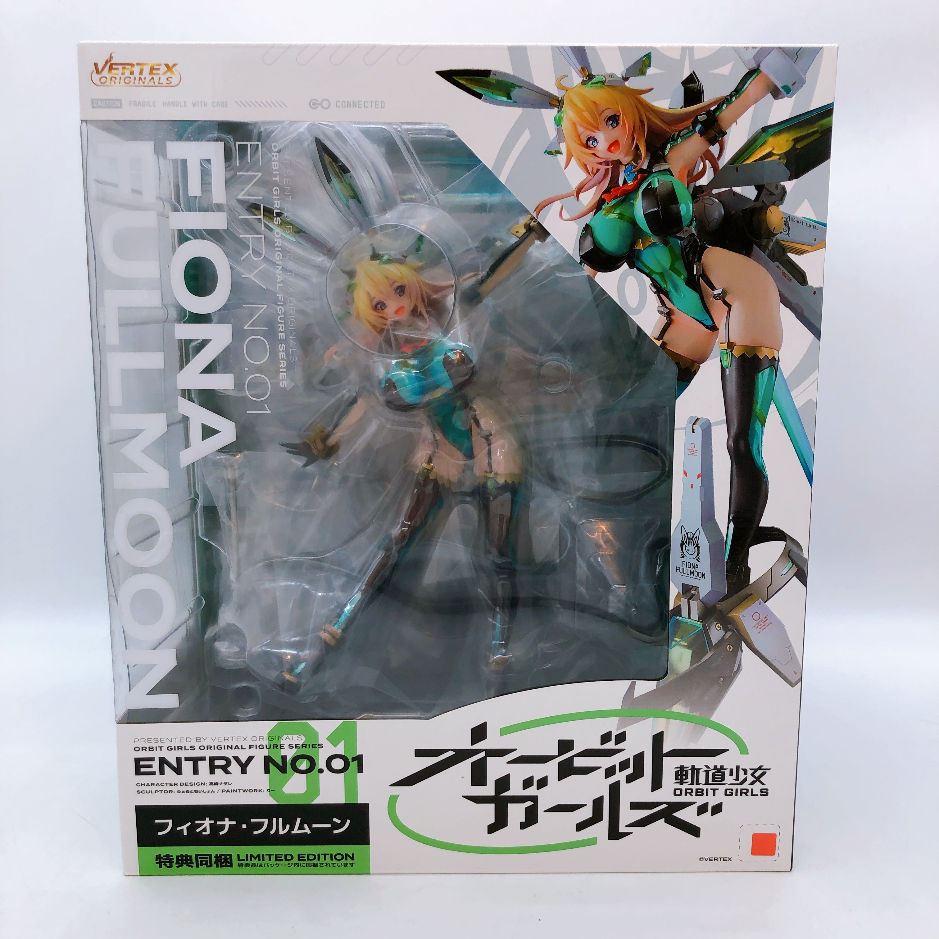 Orbit Girls Fiona Fullmoon Original Figure Limited Edition Vertex Japan Sealed