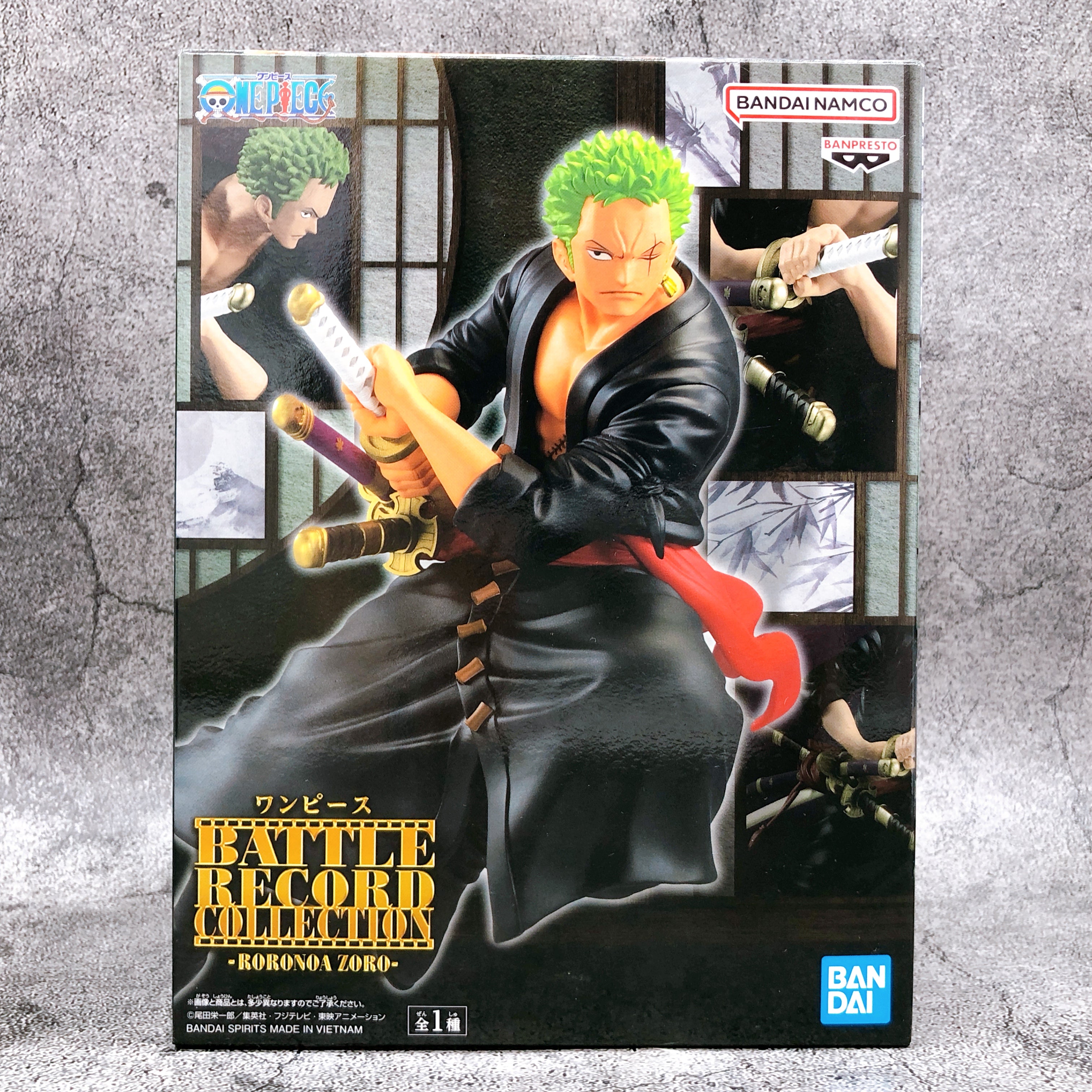 ONE PIECE Roronoa Zoro BATTLE RECORD COLLECTION Figure BANPRESTO Japan FASTSHIP