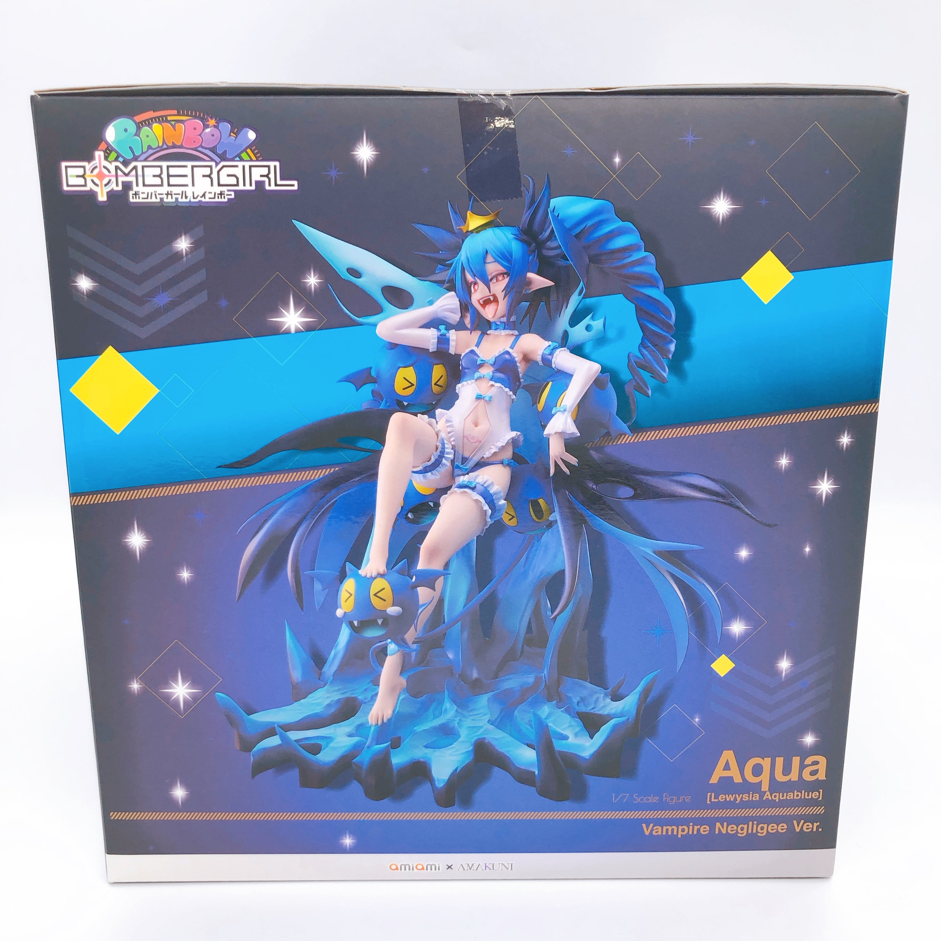 BOMBERGIRL Aqua Lewysia Aquablue Vampire Negligee Ver 1/7 Figure AmiAmi Sealed