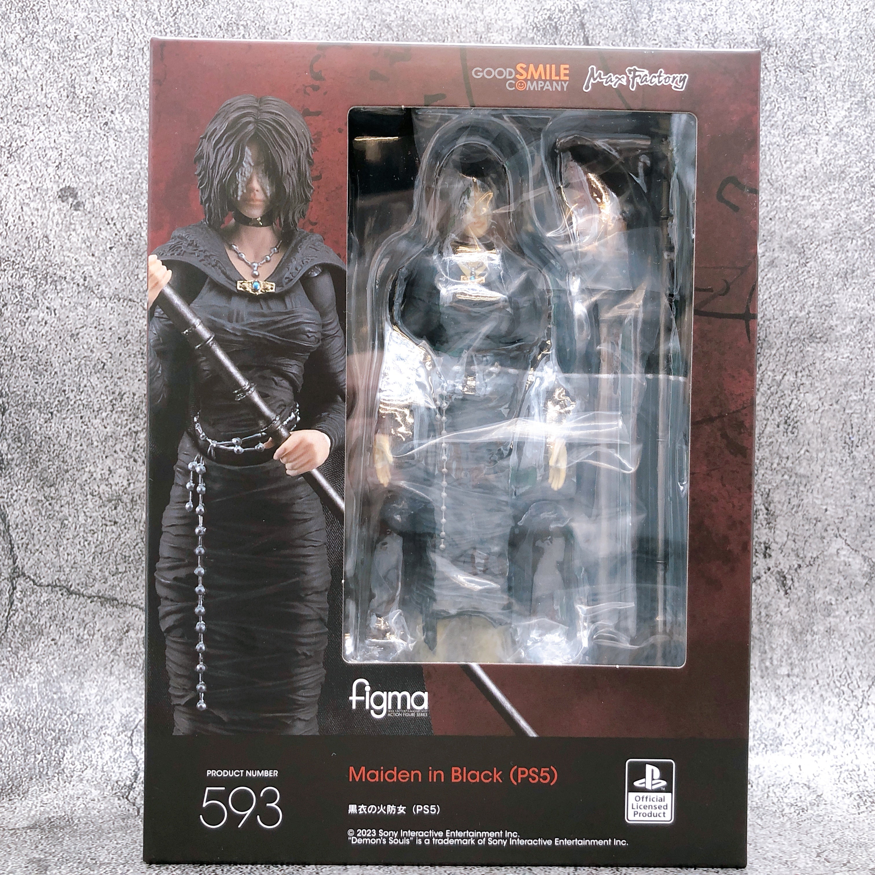Demons Souls PS5 Maiden in Black figma 593 Action Figure Good Smile Company NEW