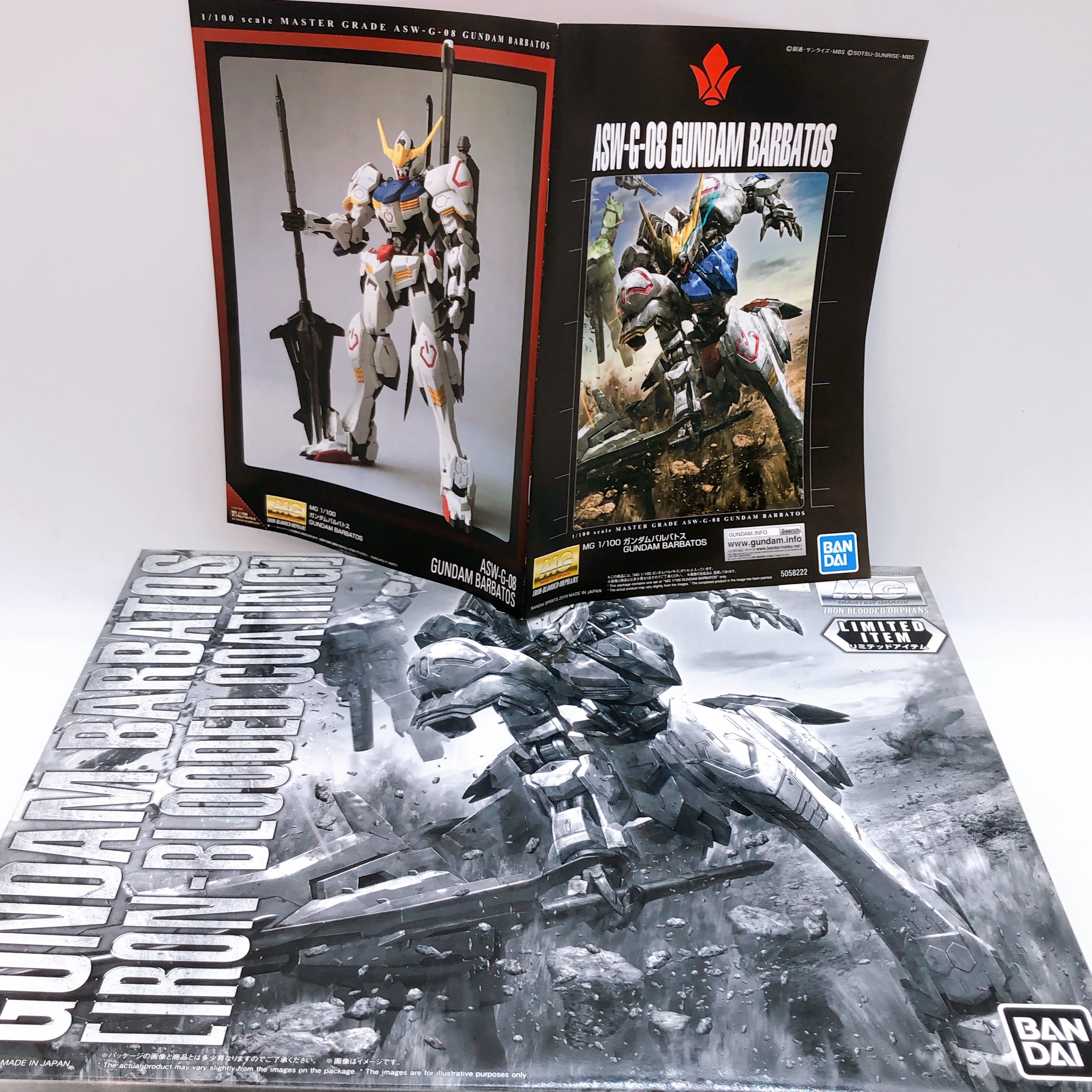 MG 1/100 Gundam Barbatos Iron-Blooded Coating Limited Model Kit Bandai Japan NEW