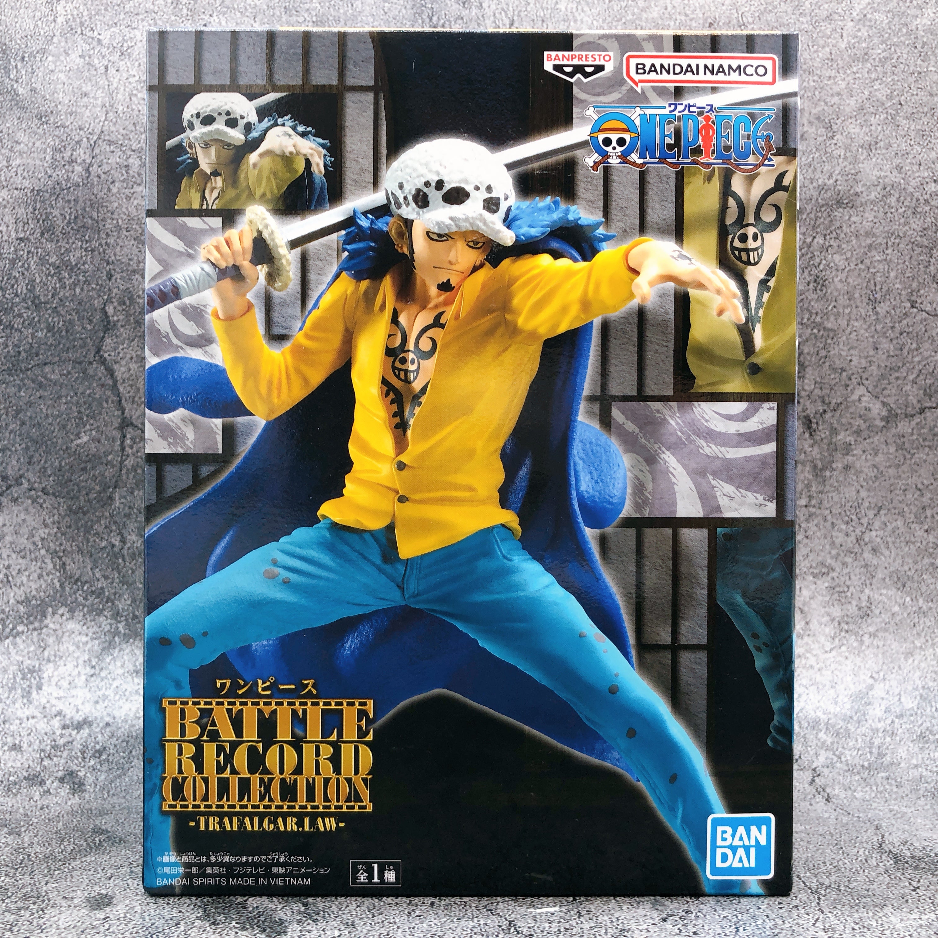 ONE PIECE Trafalgar Law BATTLE RECORD COLLECTION Figure BANPRESTO Japan FASTSHIP
