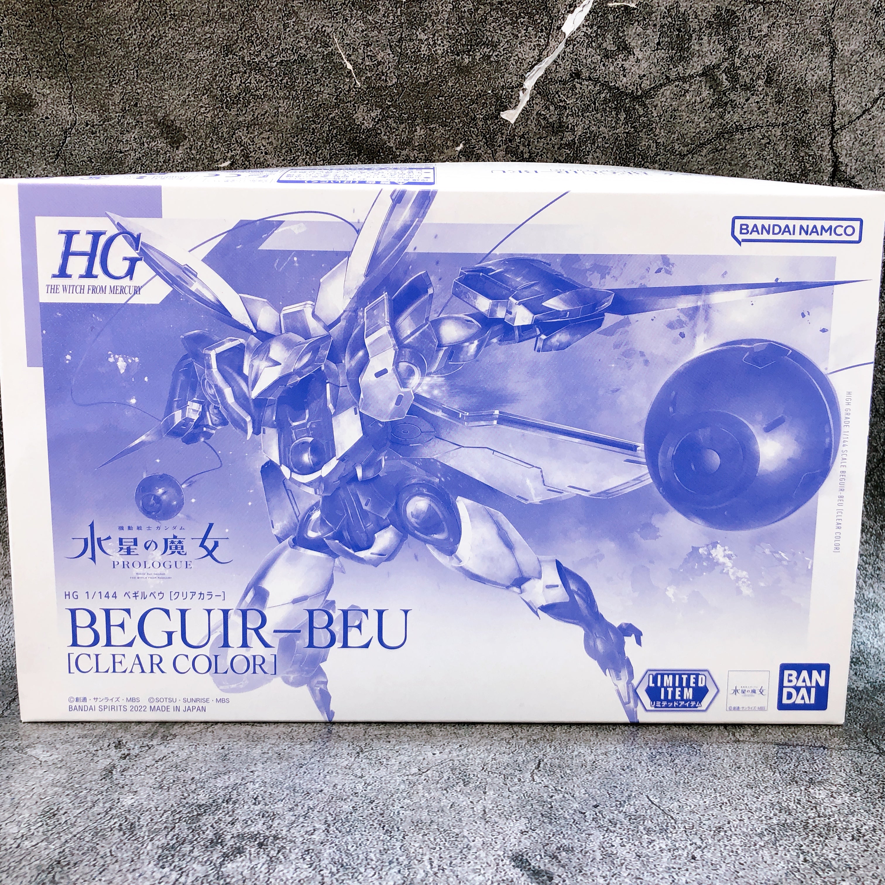 HG 1/144 Beguir-Beu Clear Color Witch from Mercury Limited Model Kit Bandai NEW