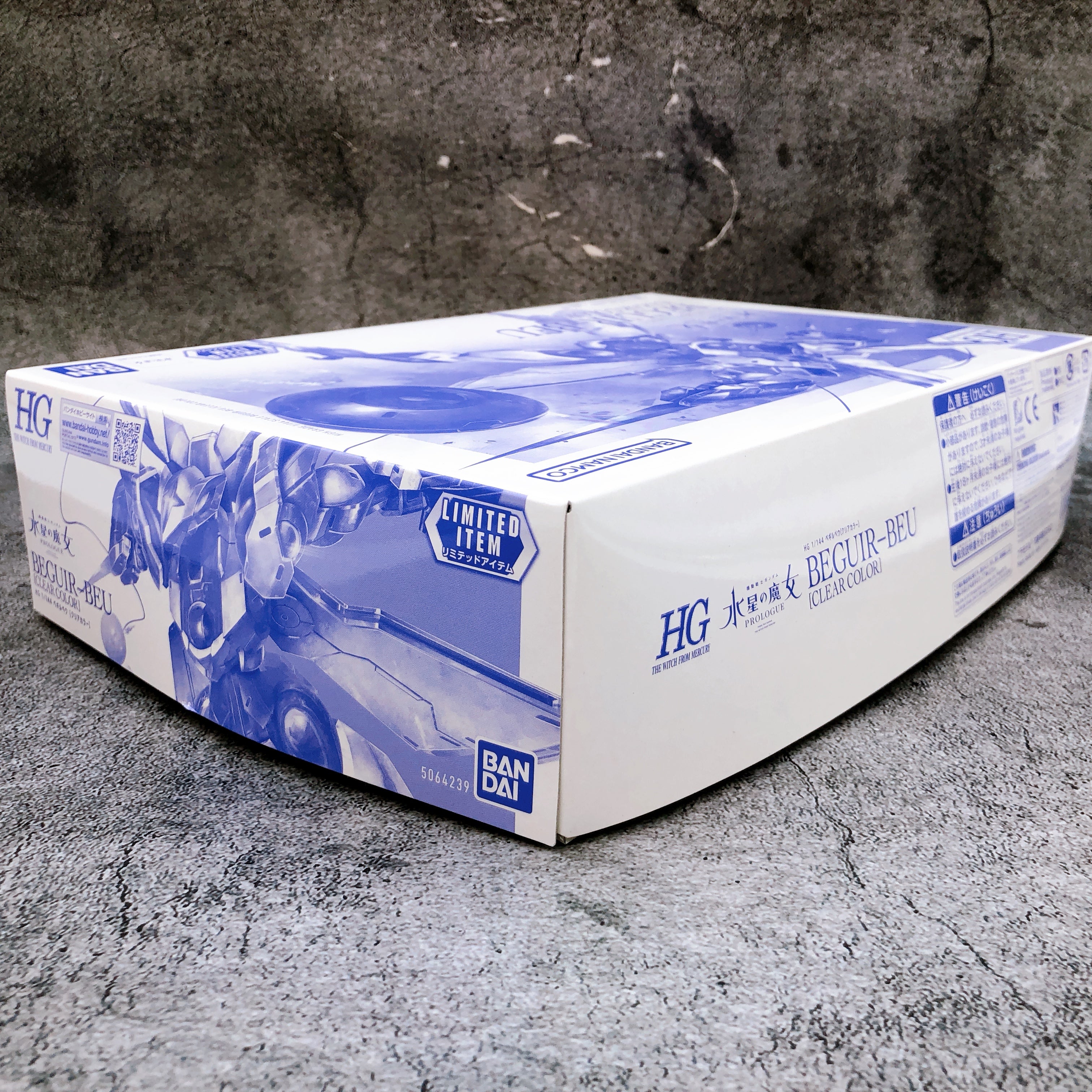 HG 1/144 Beguir-Beu Clear Color Witch from Mercury Limited Model Kit Bandai NEW