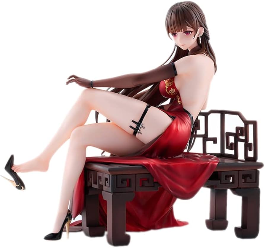 Moen Dress Ver. Moyan illustration by Kishi yasuri 1/7 Figure Hobby Sakura Japan