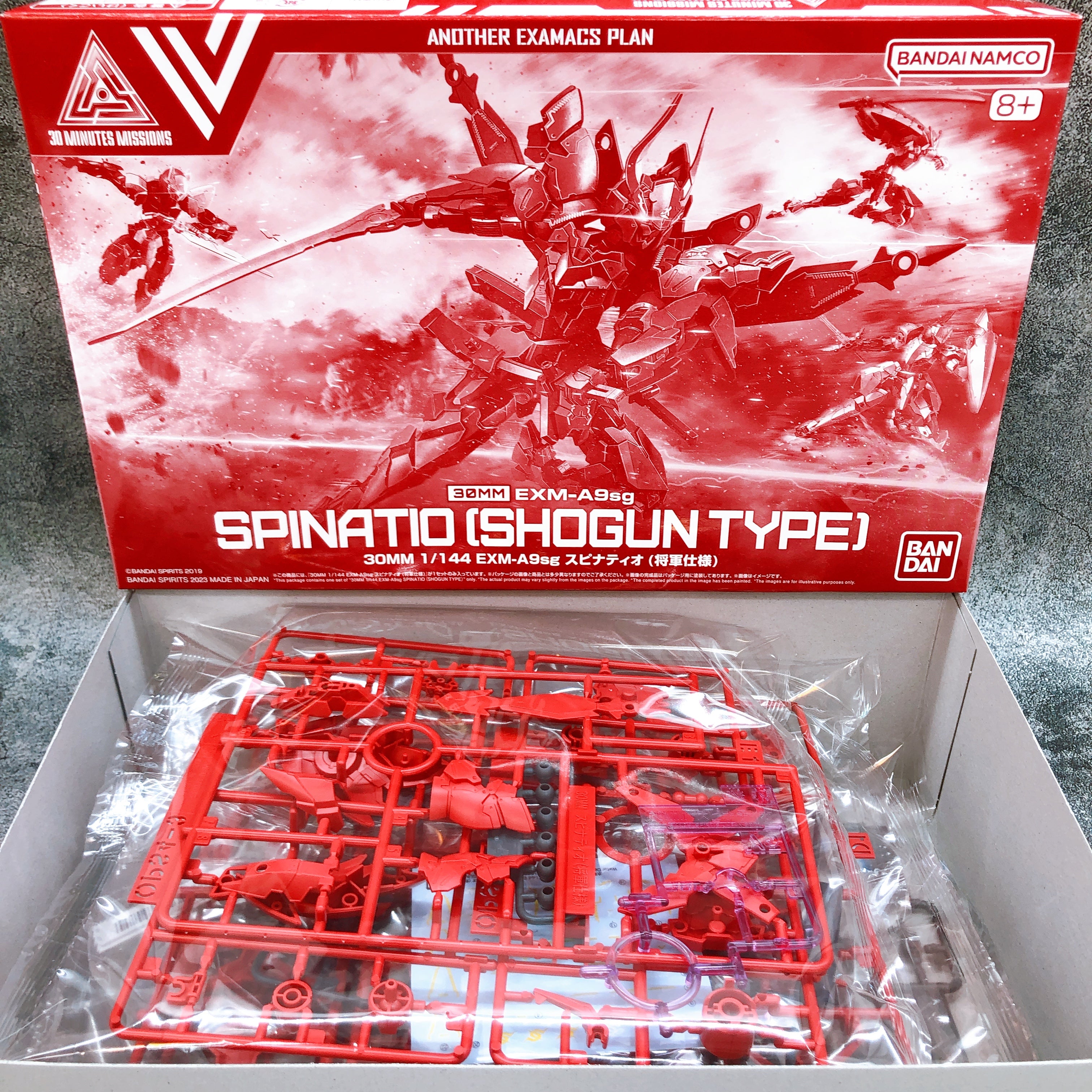 30MM 1/144 EXM-A9sg Spinatio Shogun Type Plastic Model Kit Premium Bandai NEW