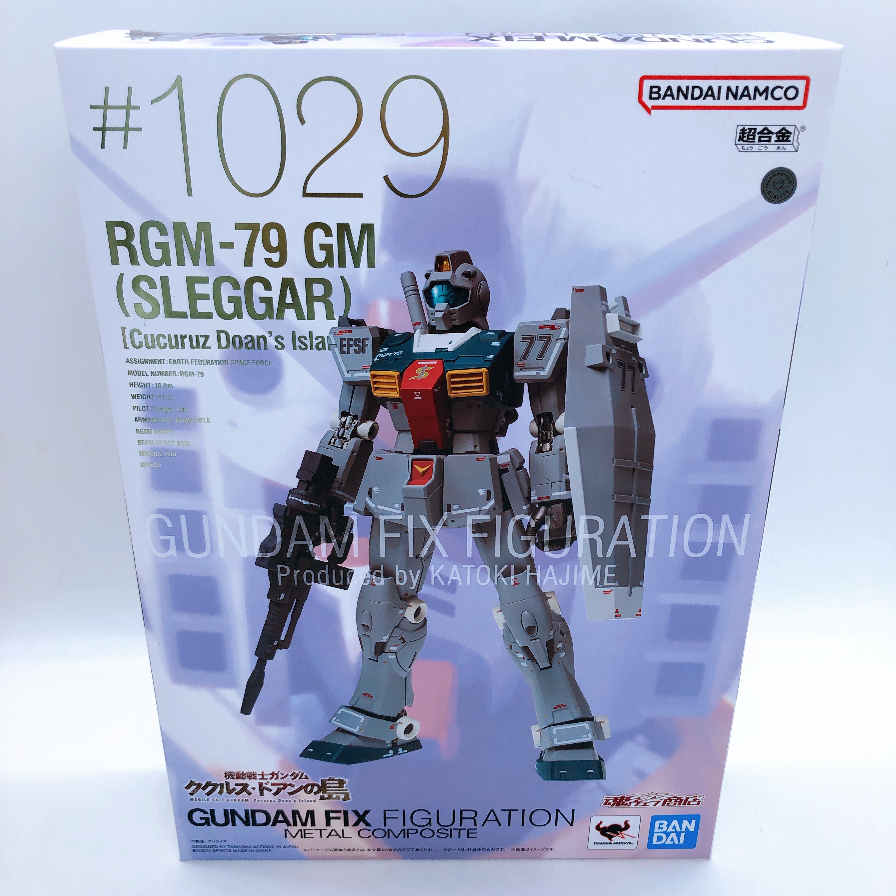 GUNDAM FIX FIGURATION METAL COMPOSITE RGM-79 GM Sleggar Action Figure Bandai NEW