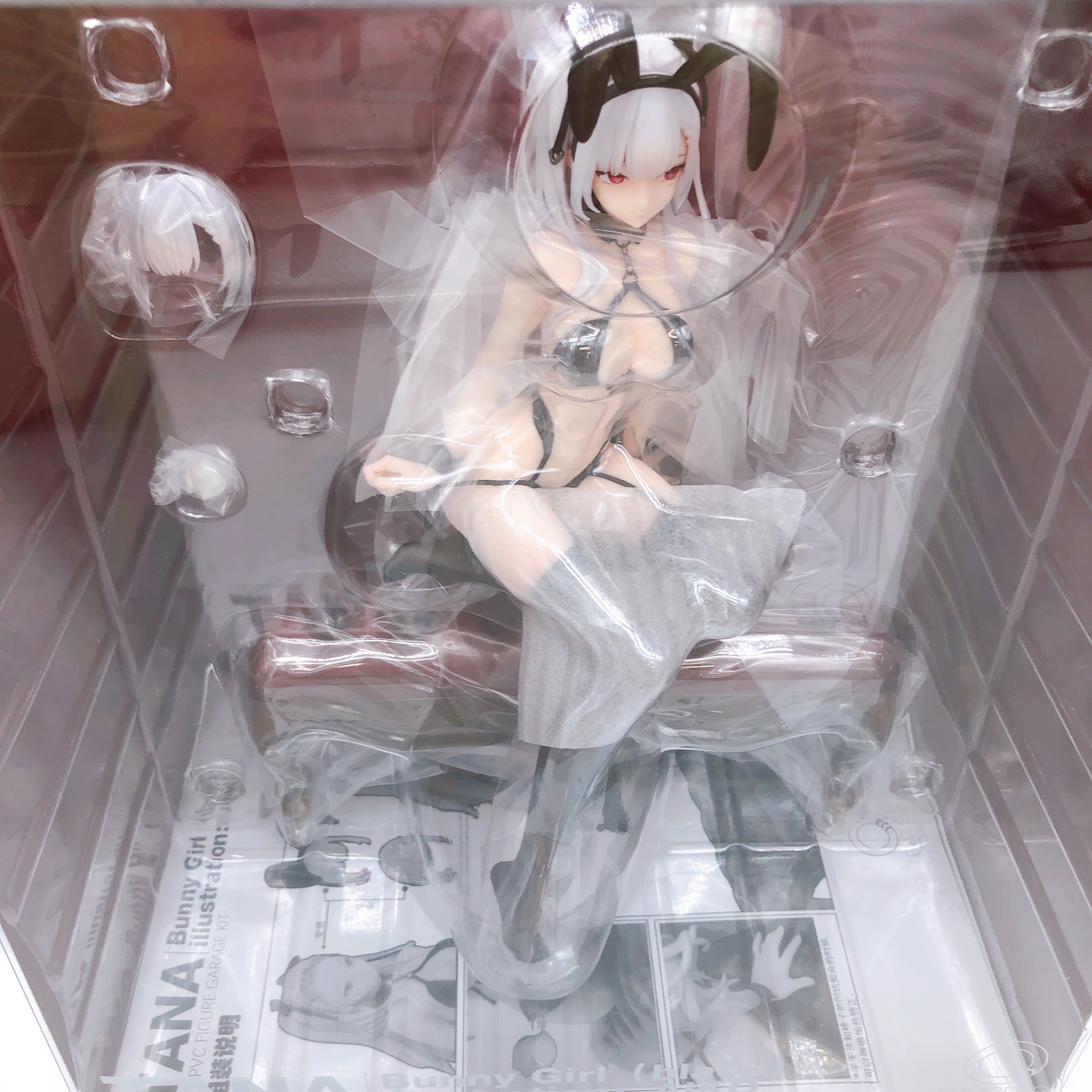 (w/Bonus) Tana Black Bunny Girl 1/7 Scale Figure Reverse Studio Japan FASTSHIP